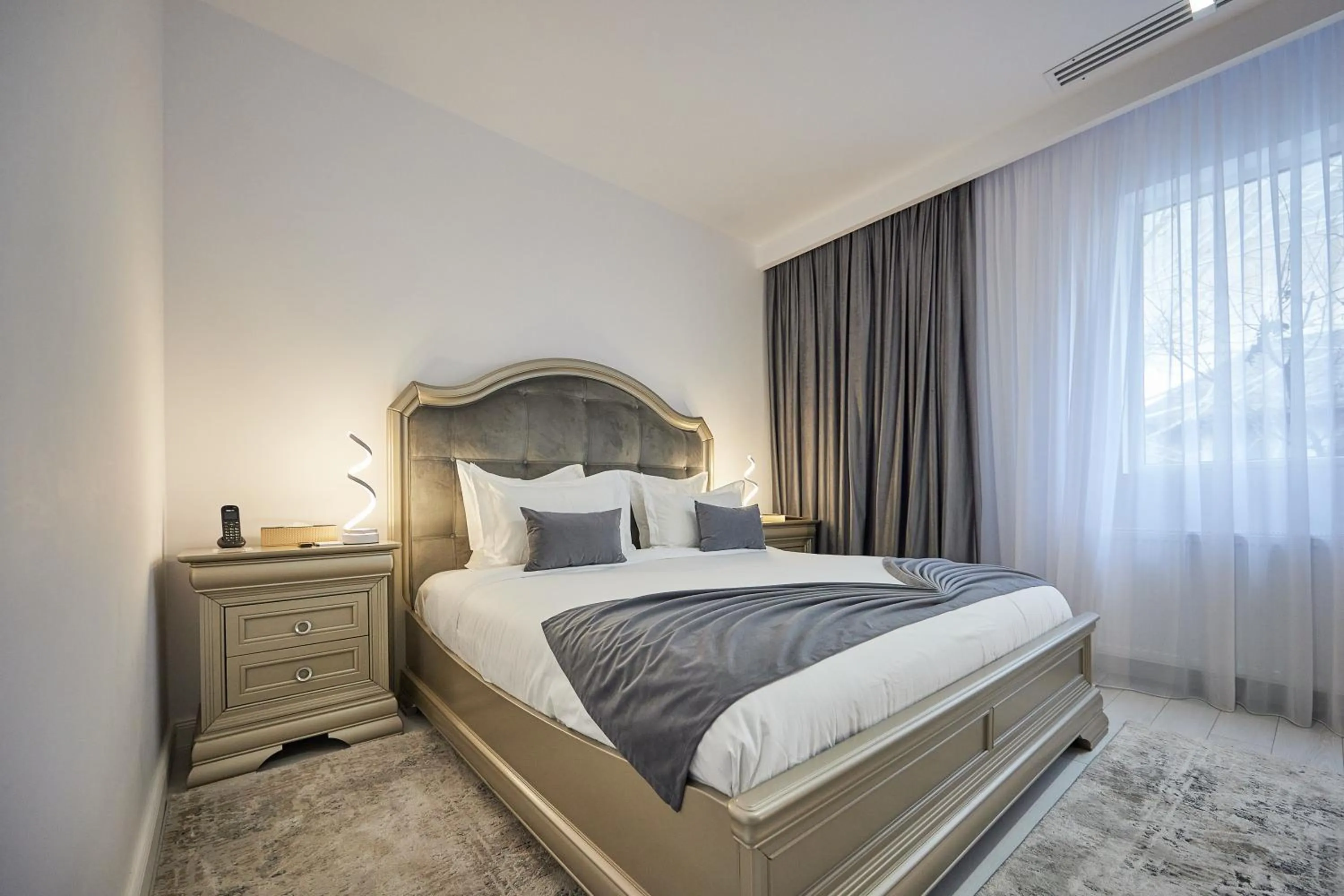 Bed in Lebada Luxury Resort & Spa