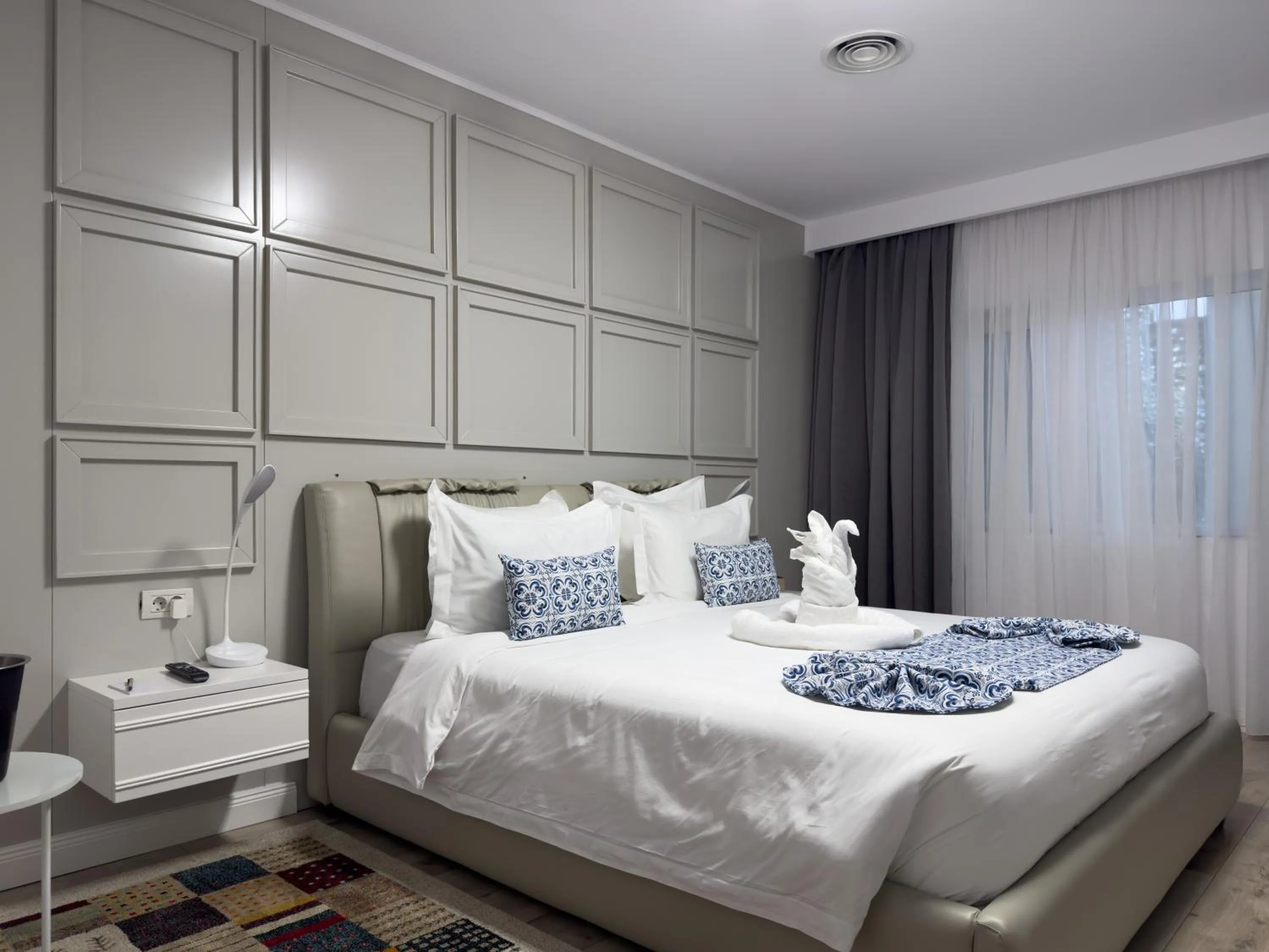 Bed in Lebada Luxury Resort & Spa