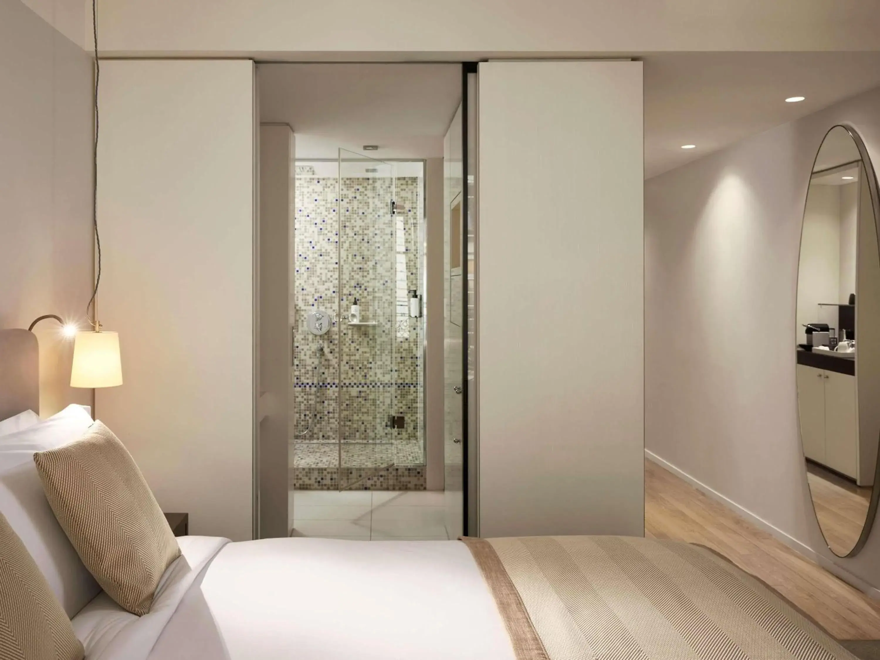 Bedroom in Sofitel Paris Arc De Triomphe Bedroom in Sofitel Paris Arc De Triomphe