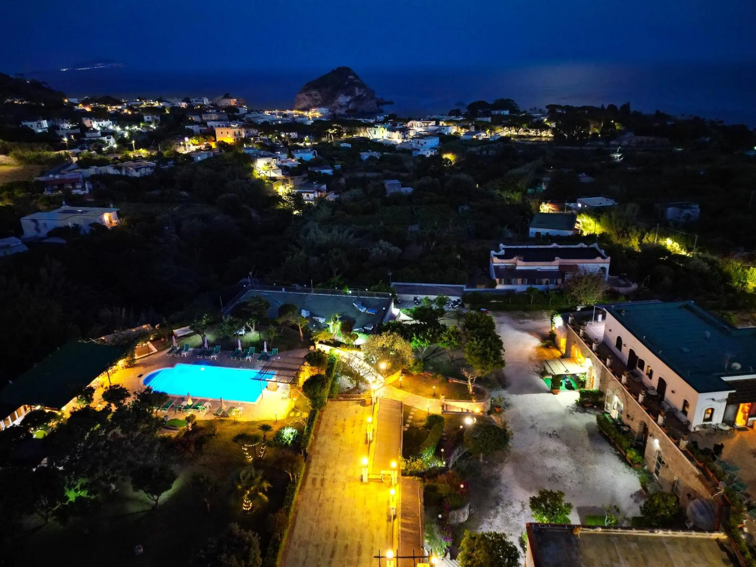 Pool view in Tenuta Villa Tara