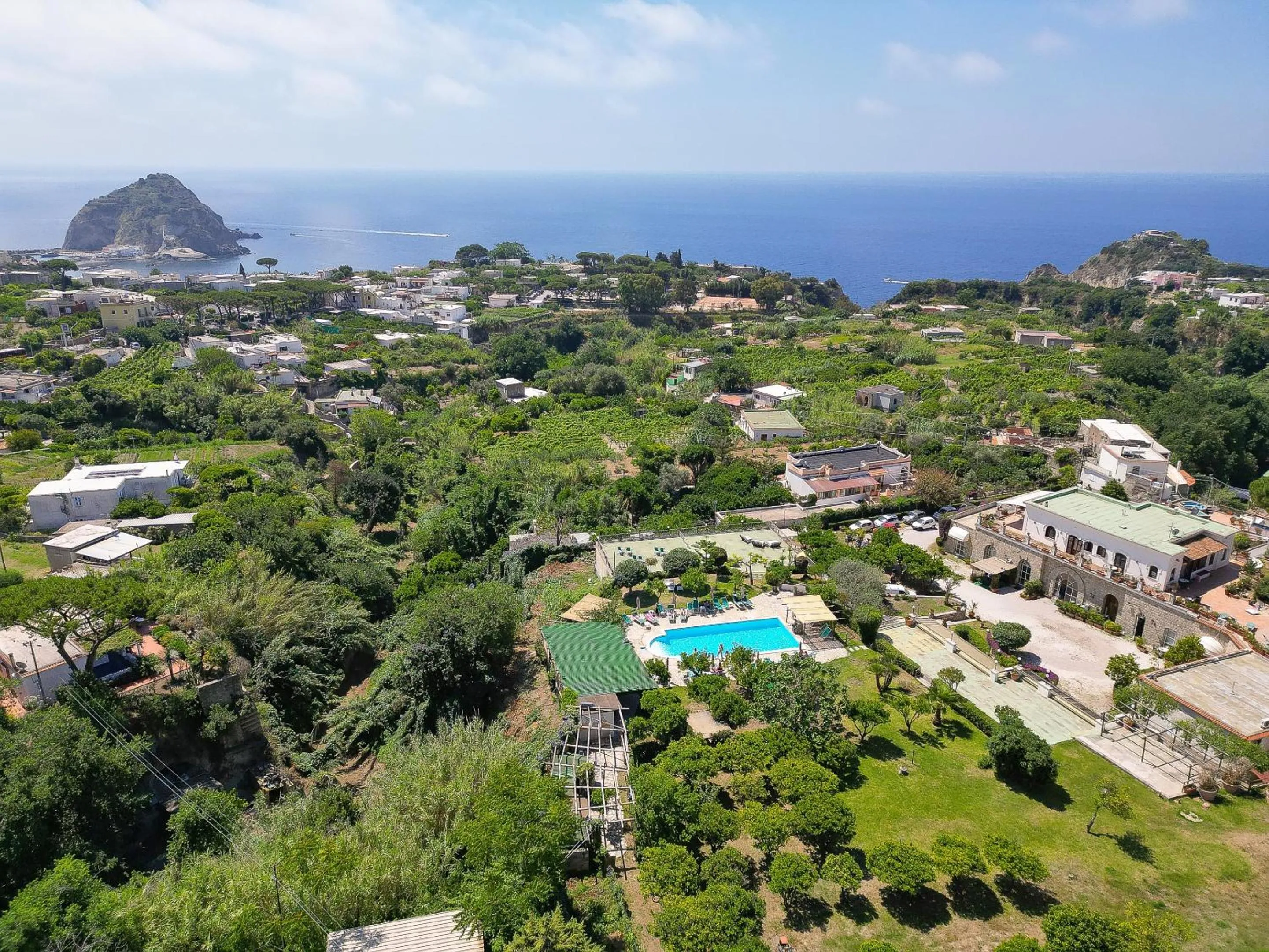 Pool view in Tenuta Villa Tara