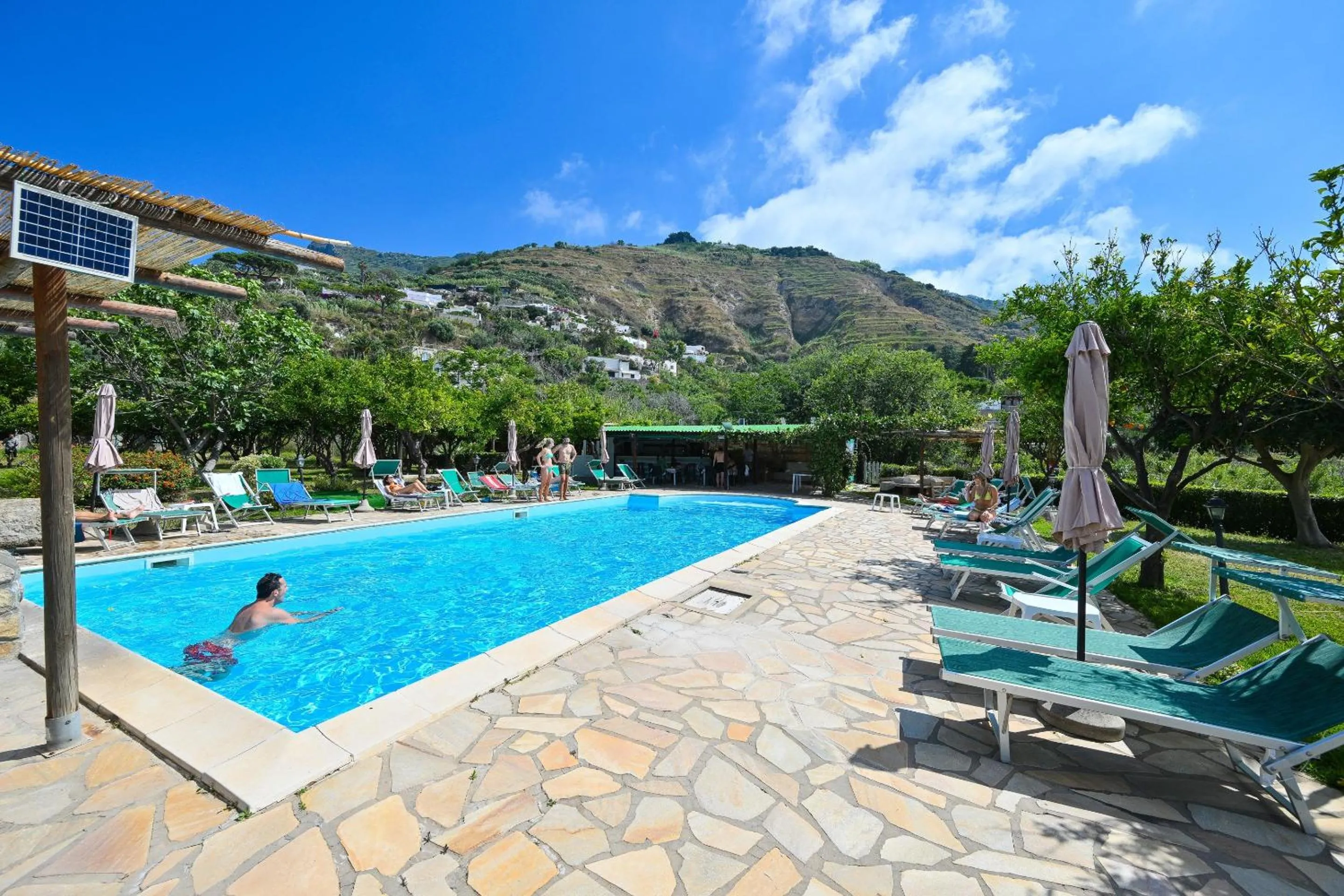 Pool view in Tenuta Villa Tara