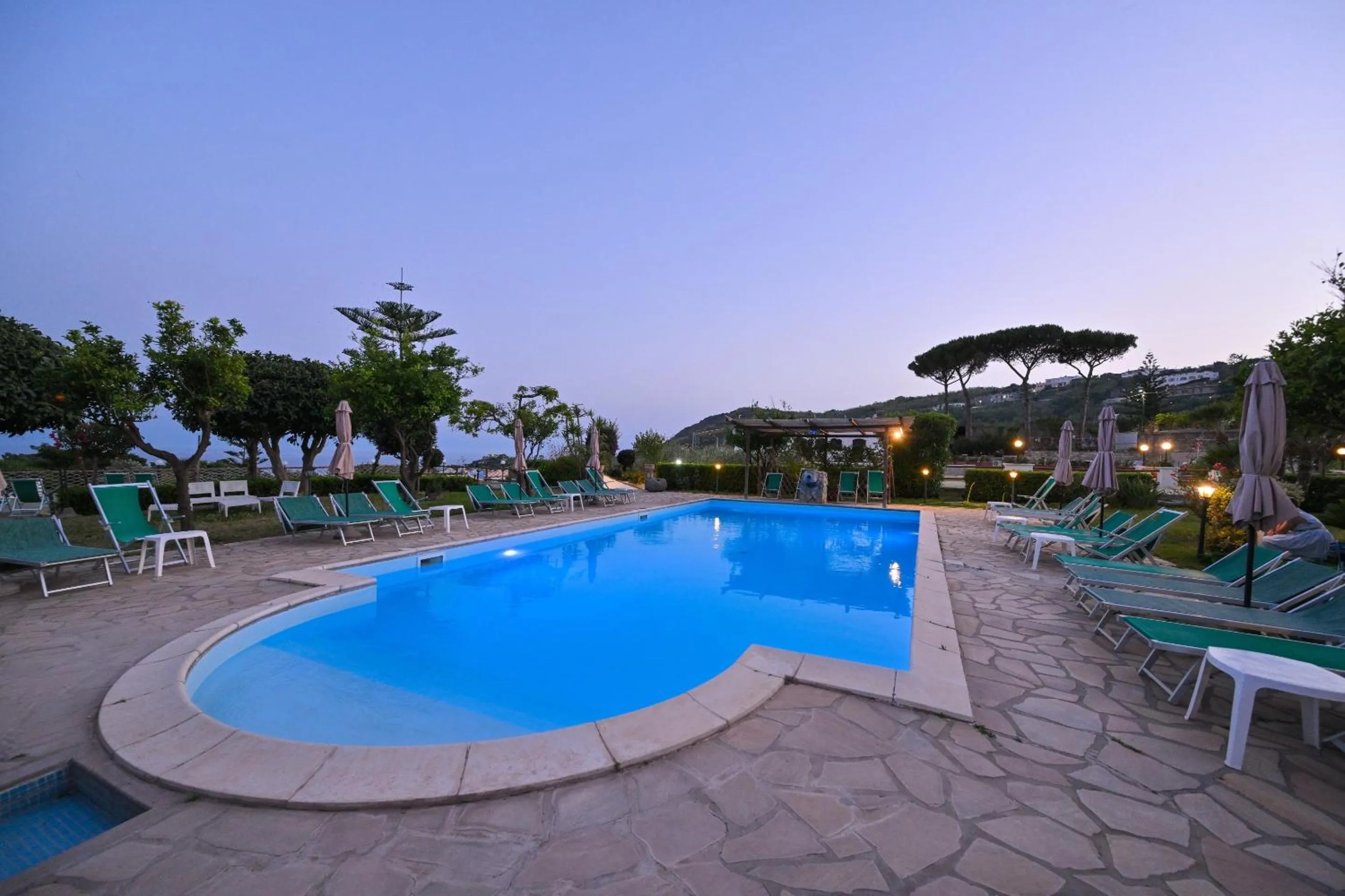 Pool view in Tenuta Villa Tara