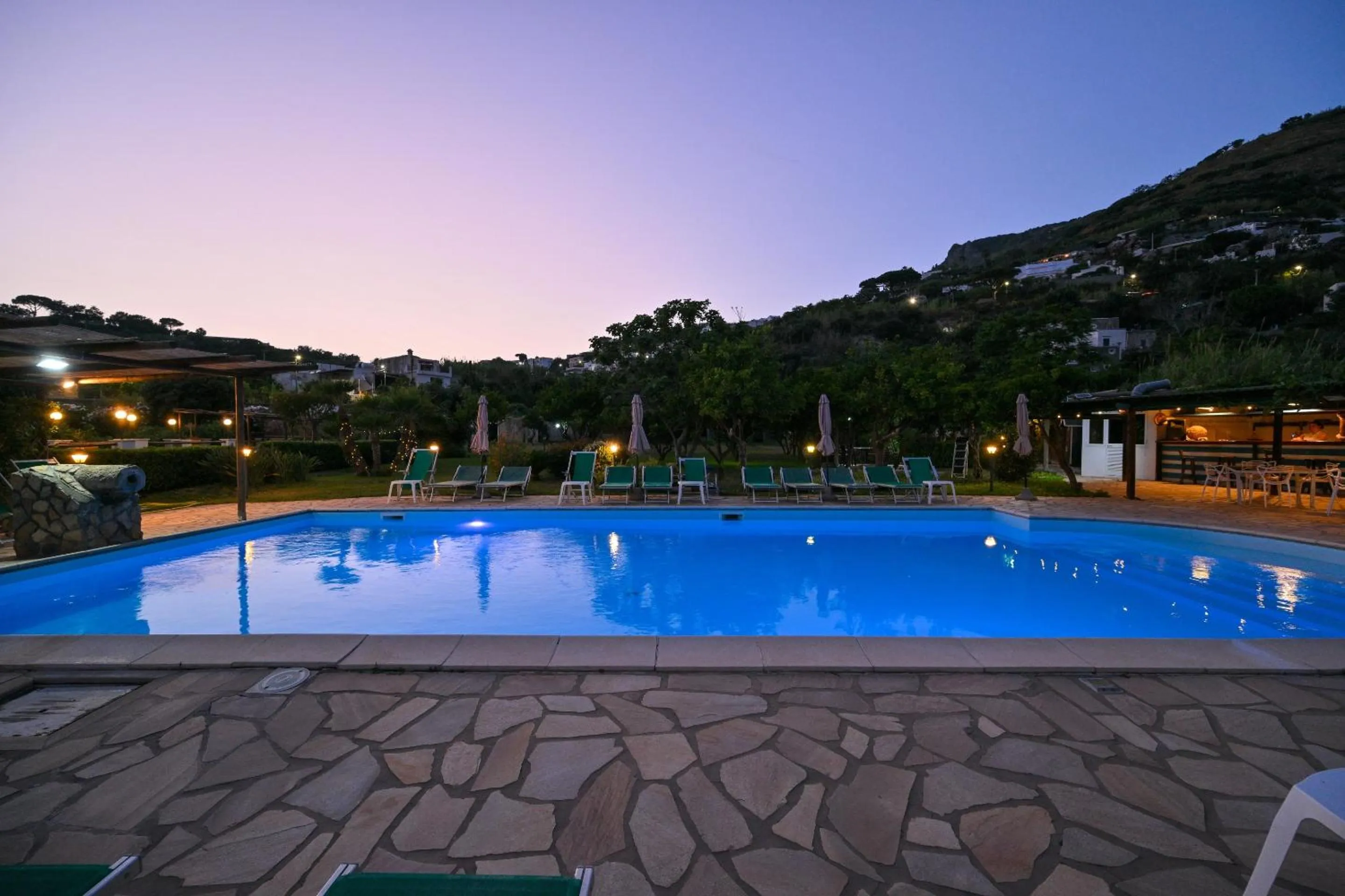 Pool view in Tenuta Villa Tara