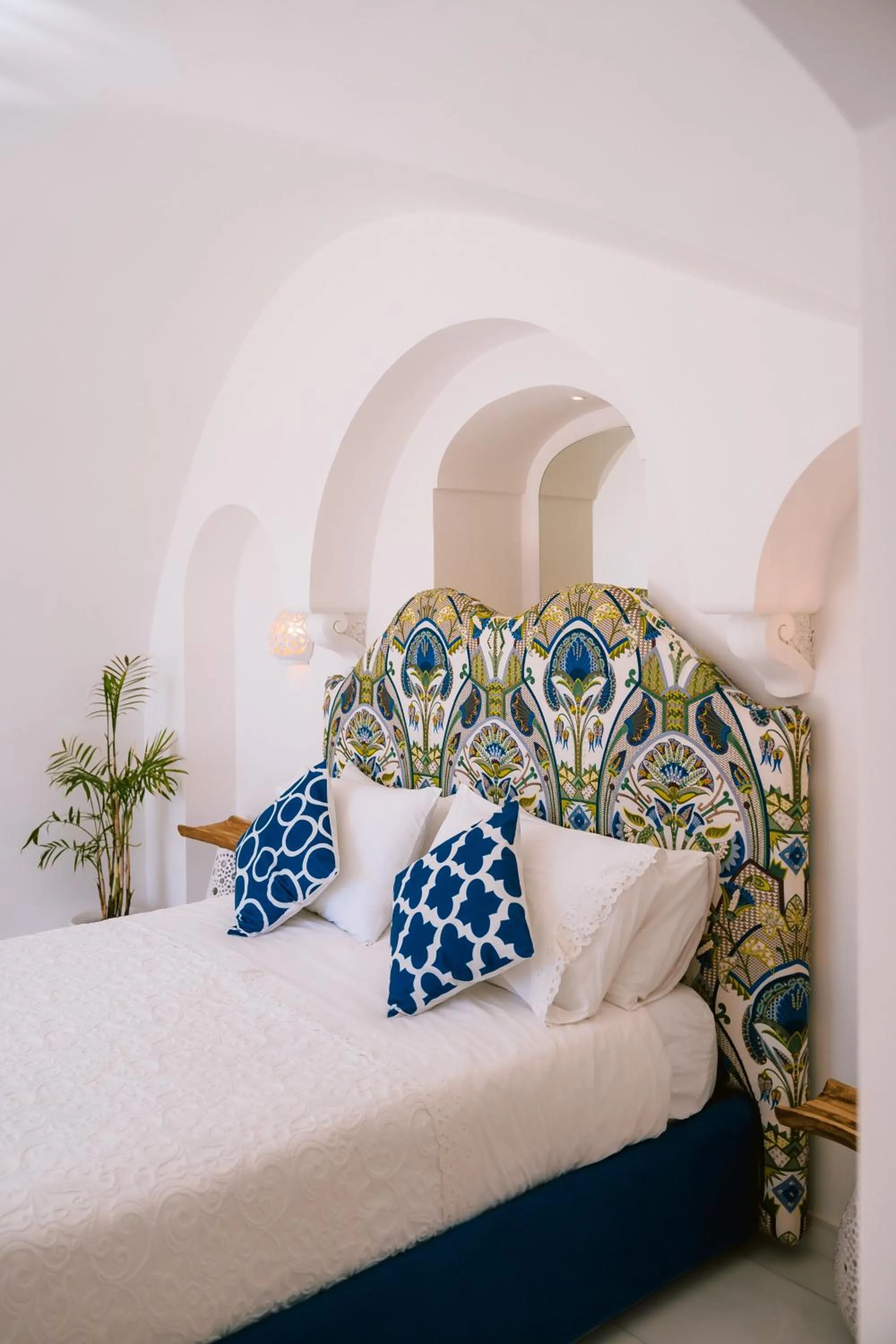 Bed in Villa Mary Suites