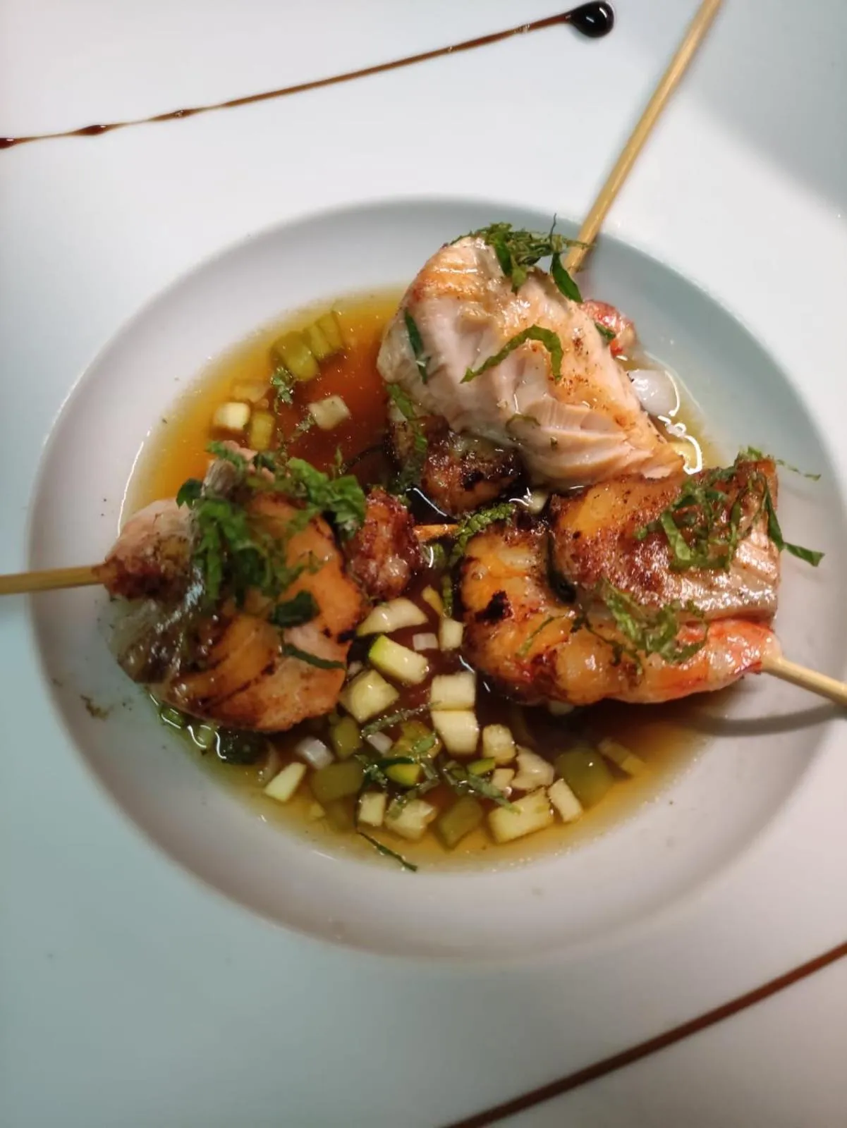 Dinner in L'Auberge de Lugos