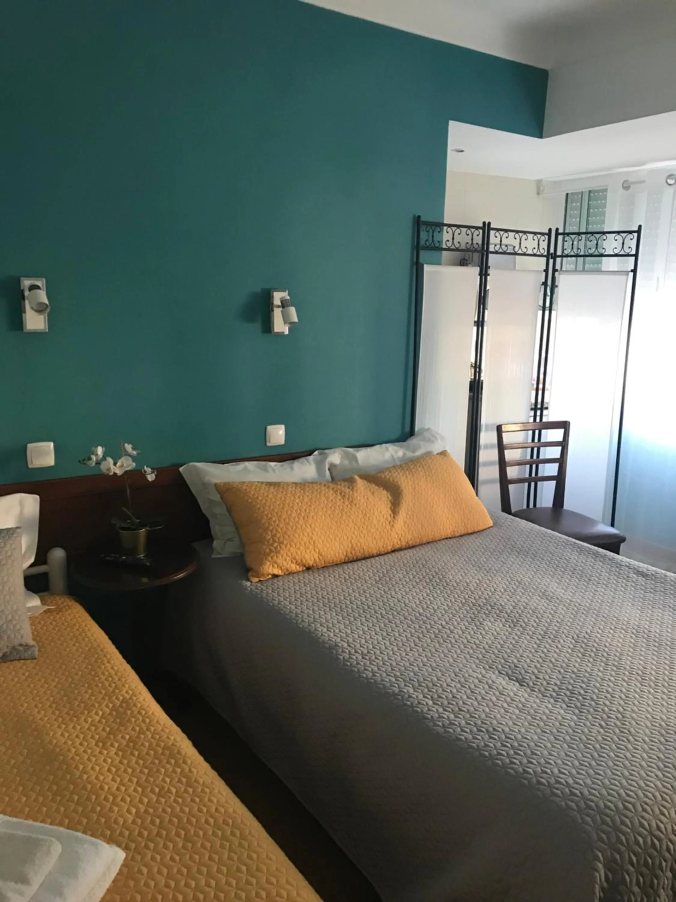View (from property/room), Bed in Hospedaria Bernardo