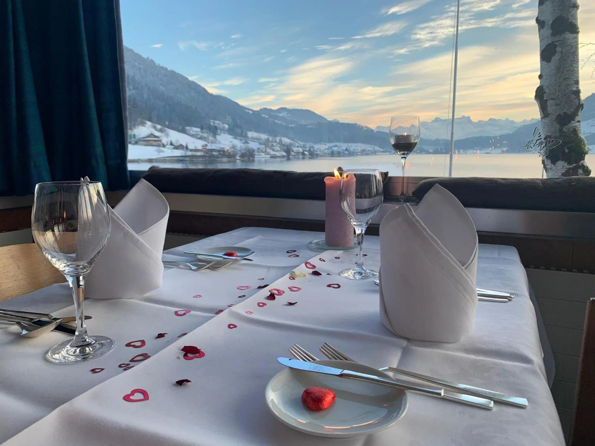 Dinner in Hotel - Restaurant Eierhals am Ägerisee