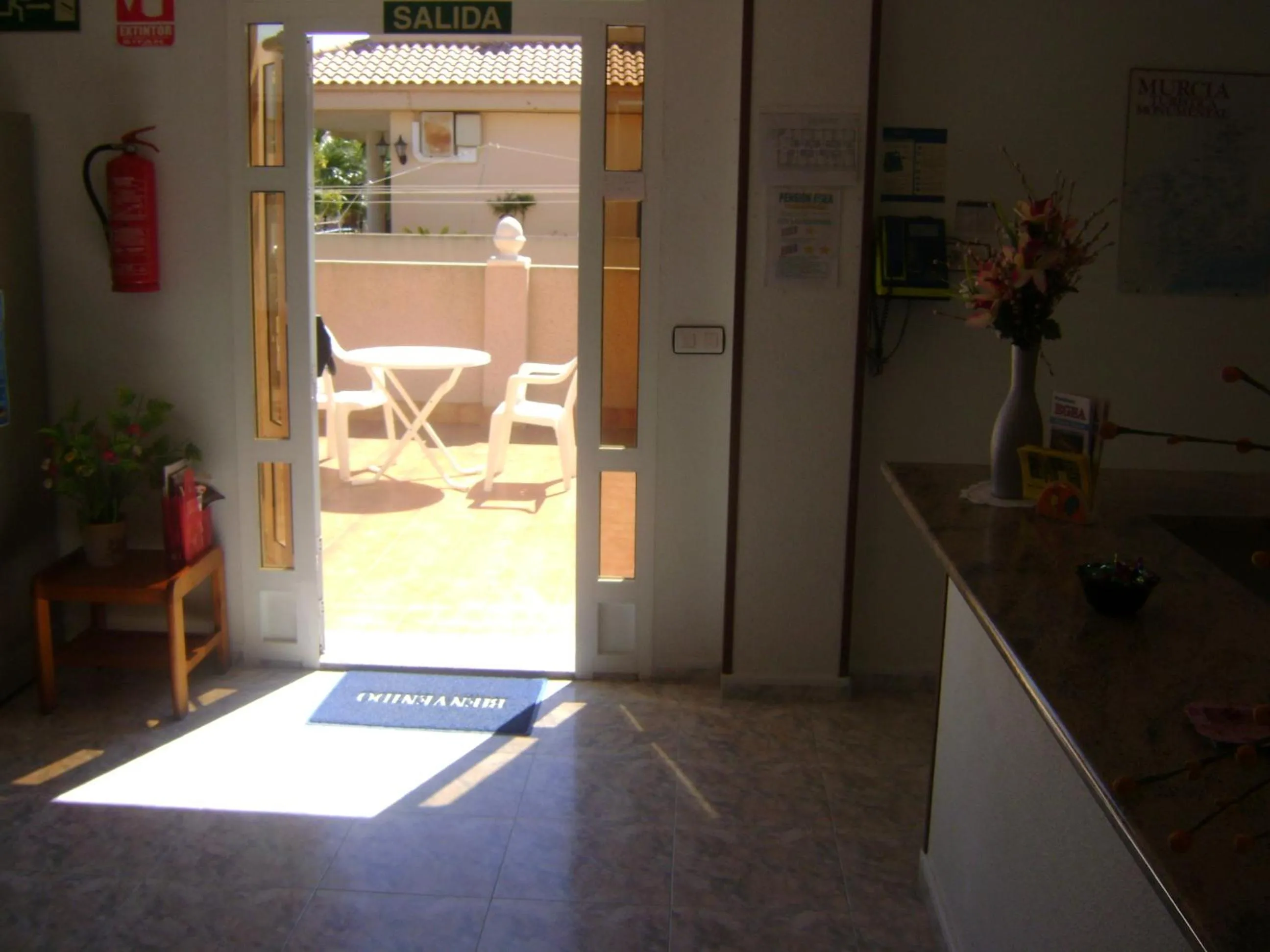 Facade/entrance in Pensión Egea II