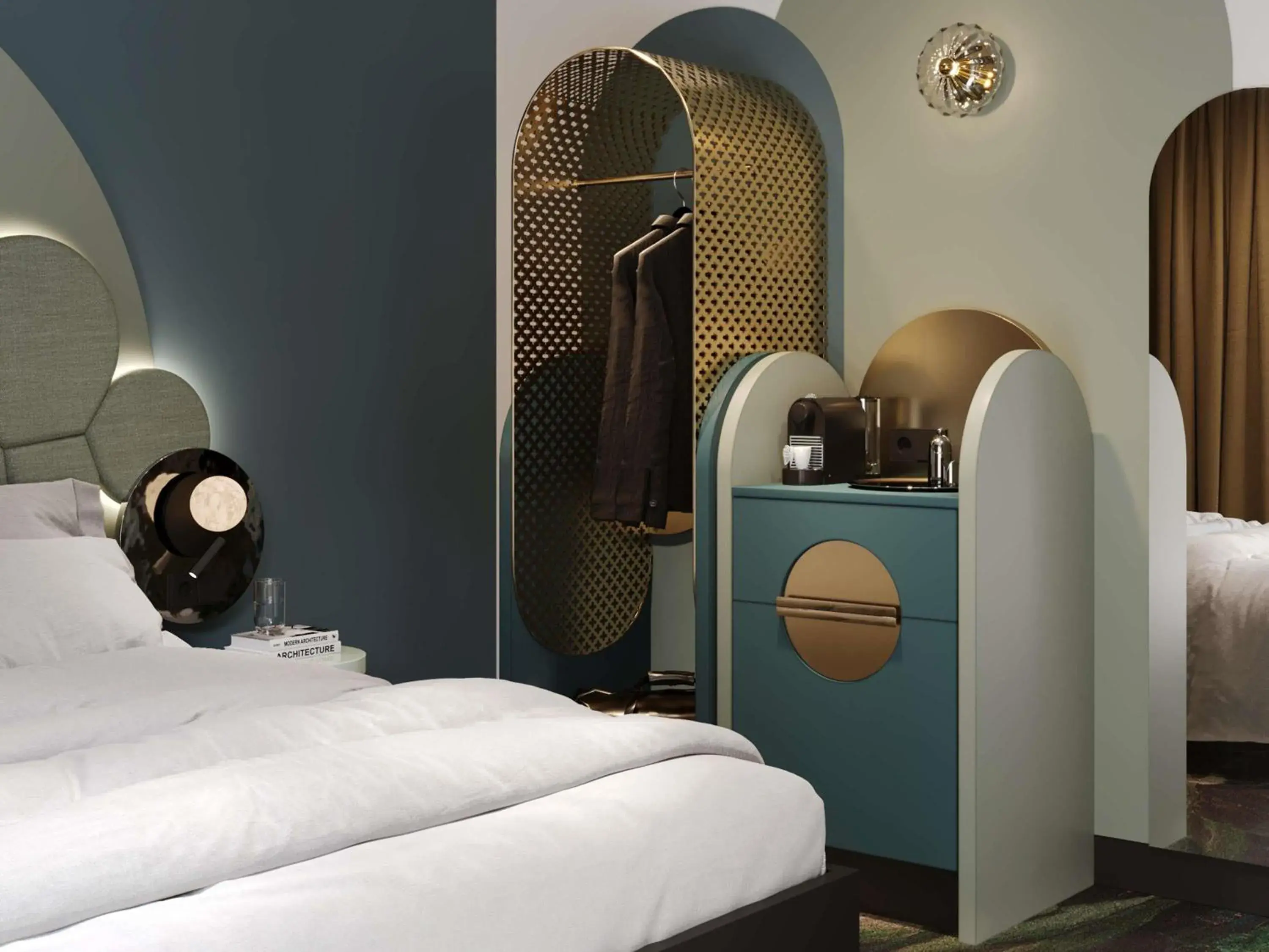 Bedroom, Bed in Mercure Annecy Centre Bedroom, Bed in Mercure Annecy Centre