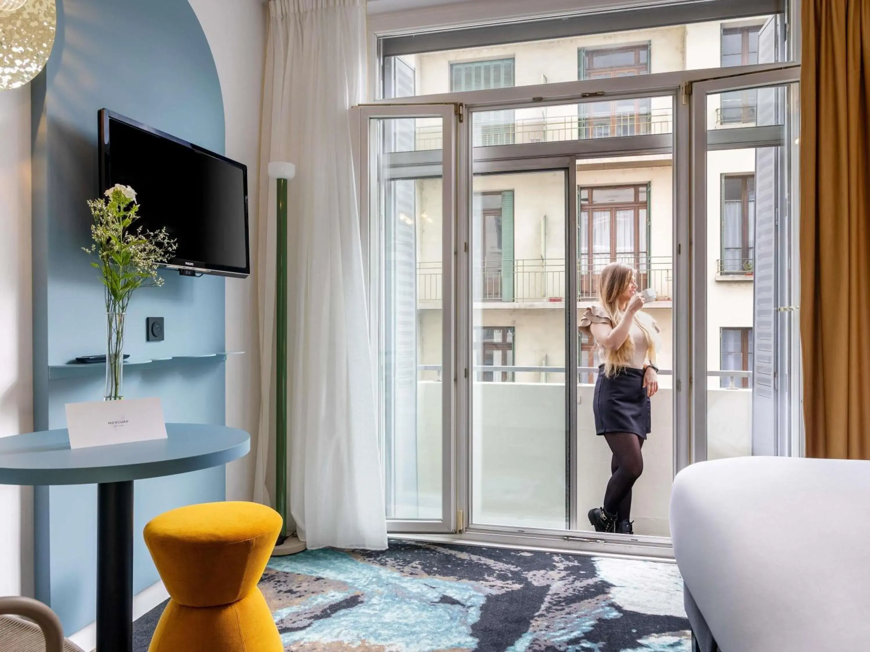 Superior Double Room with Balcony in Mercure Annecy Centre Superior Double Room with Balcony in Mercure Annecy Centre