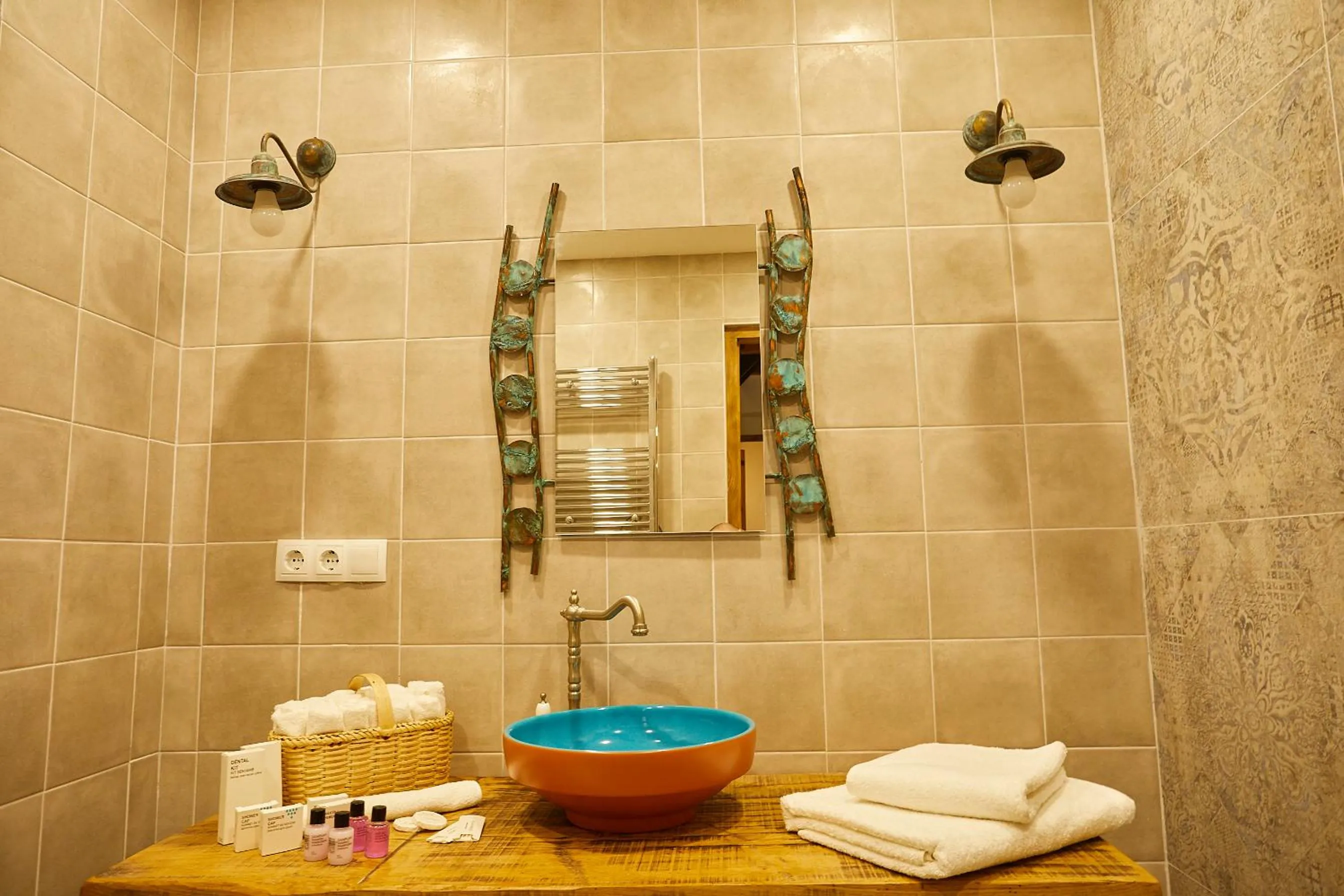 Bathroom in Ethno Sazano Hotel