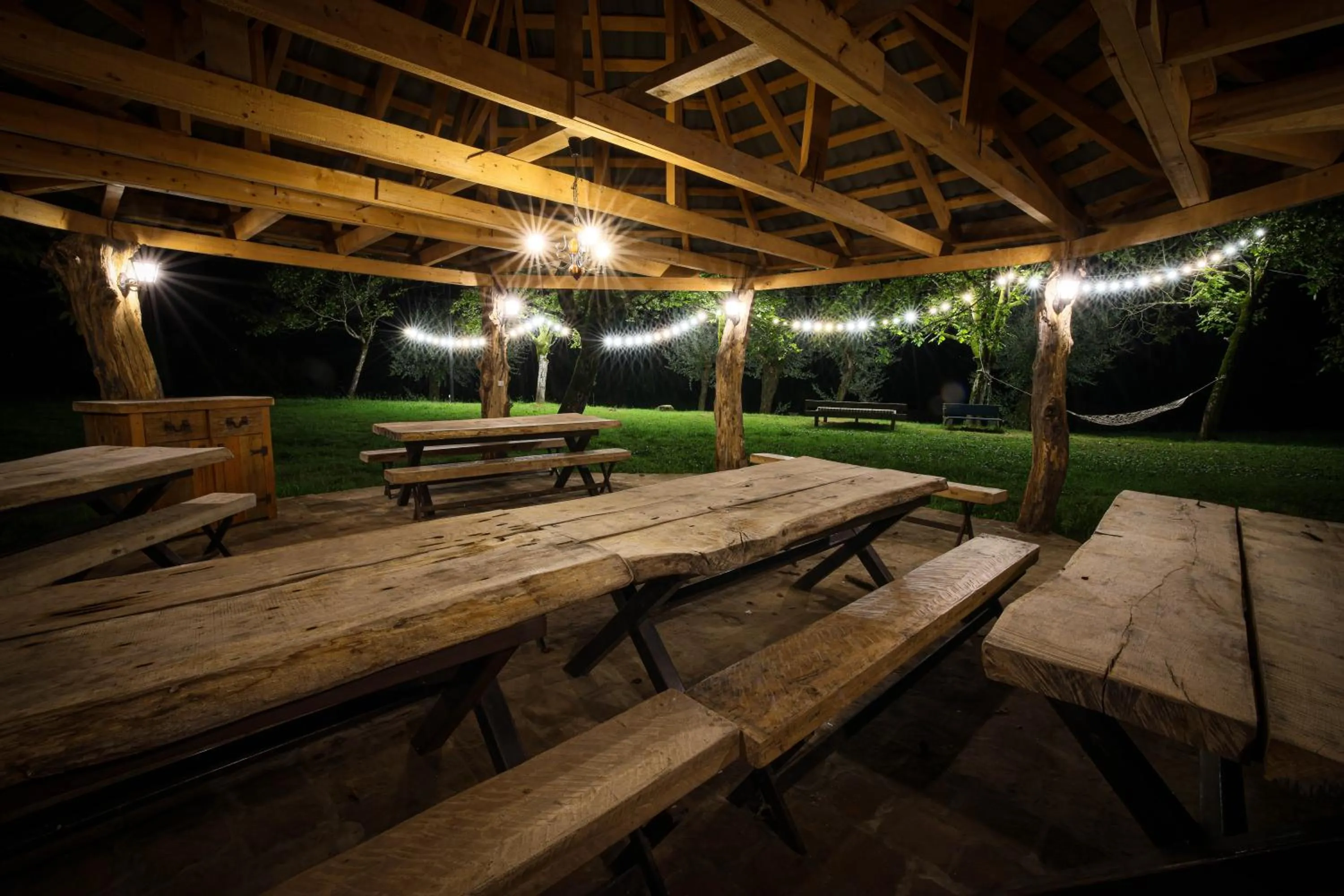 Patio in Ethno Sazano Hotel