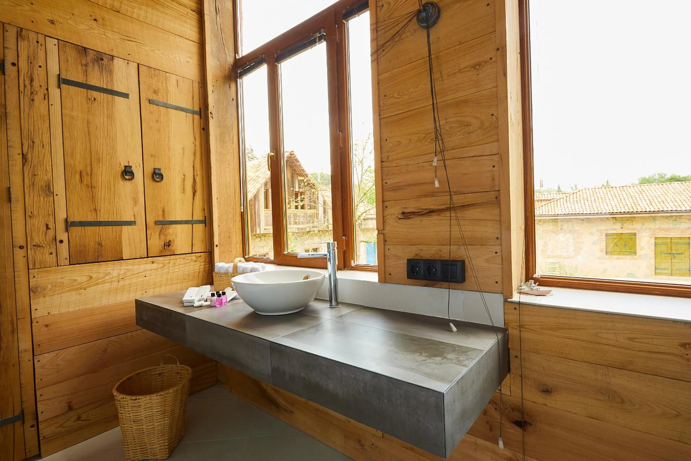 Bathroom in Ethno Sazano Hotel