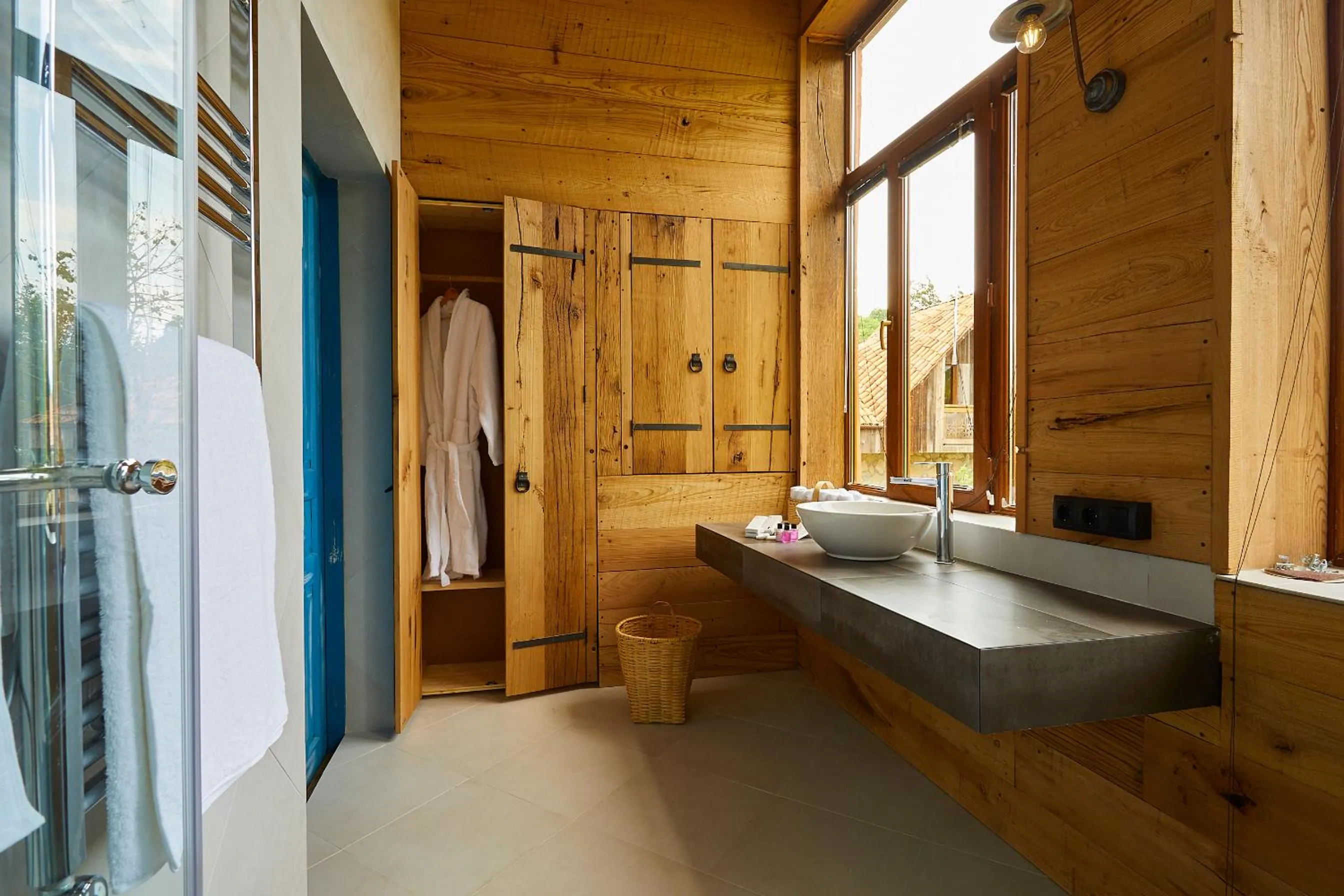 Bathroom in Ethno Sazano Hotel