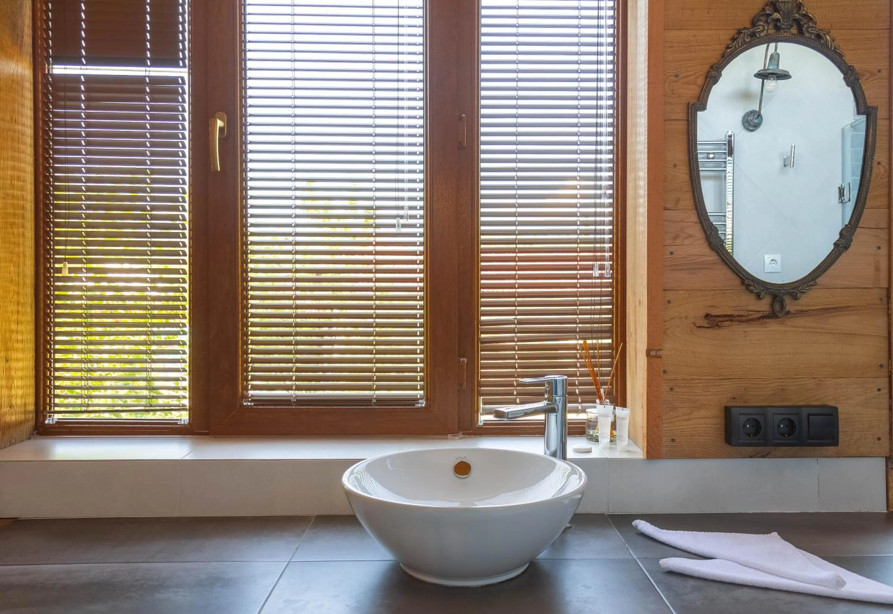 Bathroom in Ethno Sazano Hotel