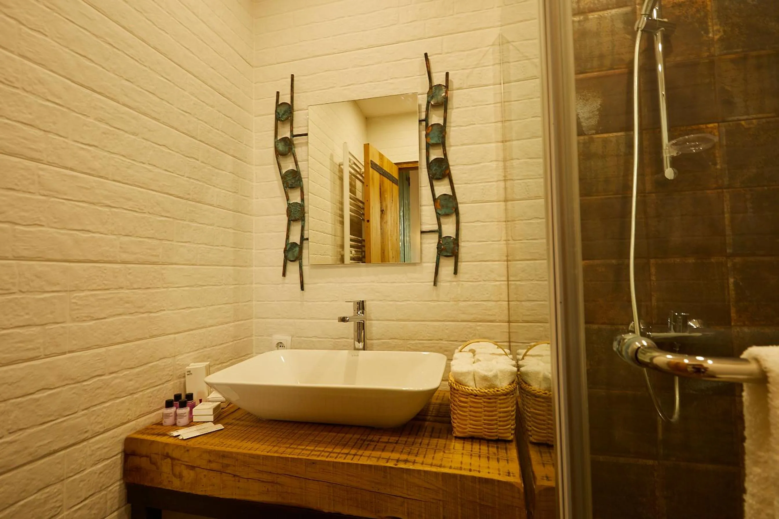 Bathroom in Ethno Sazano Hotel