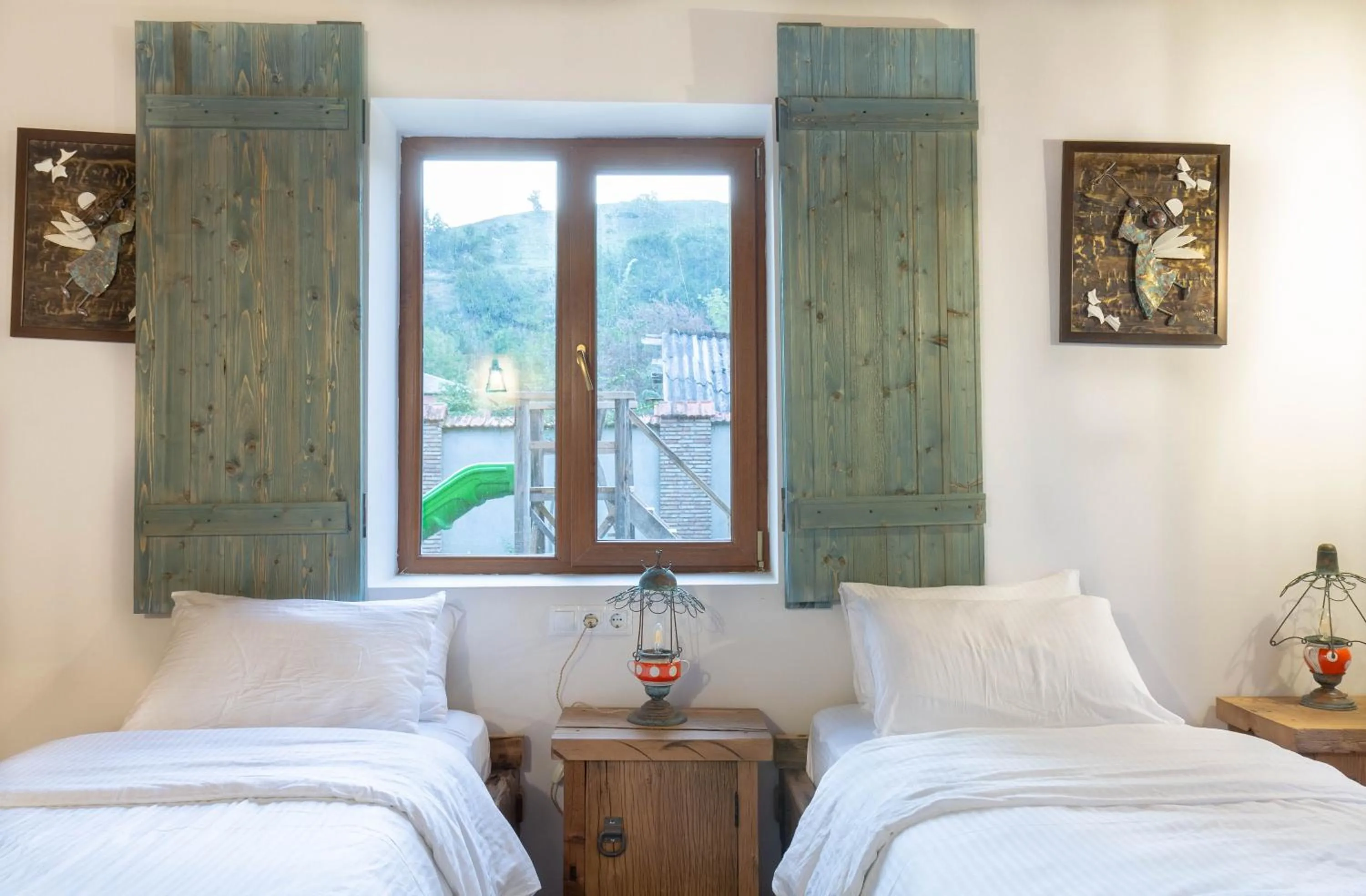 Bedroom, Bed in Ethno Sazano Hotel