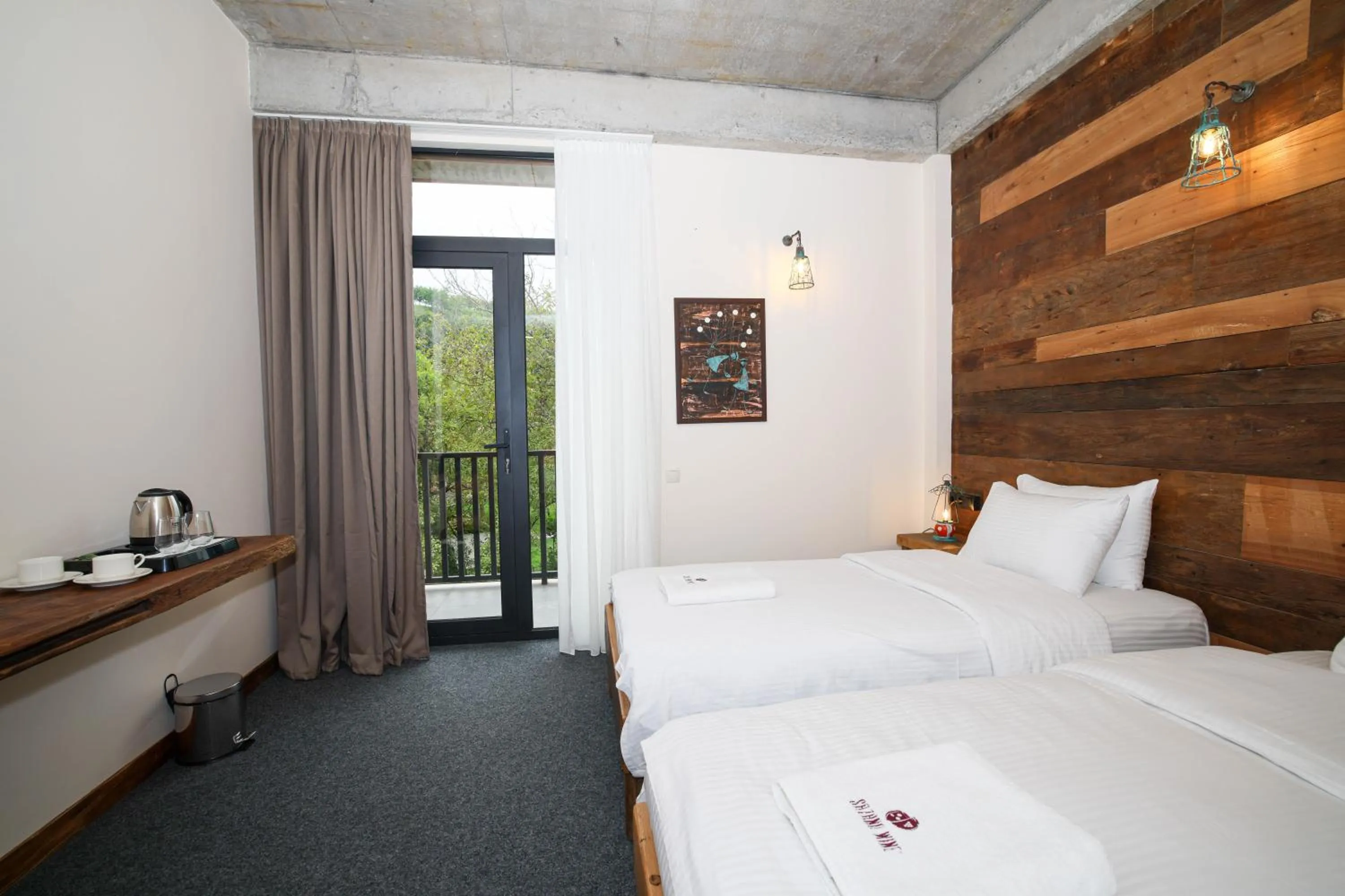 Bedroom, Bed in Ethno Sazano Hotel