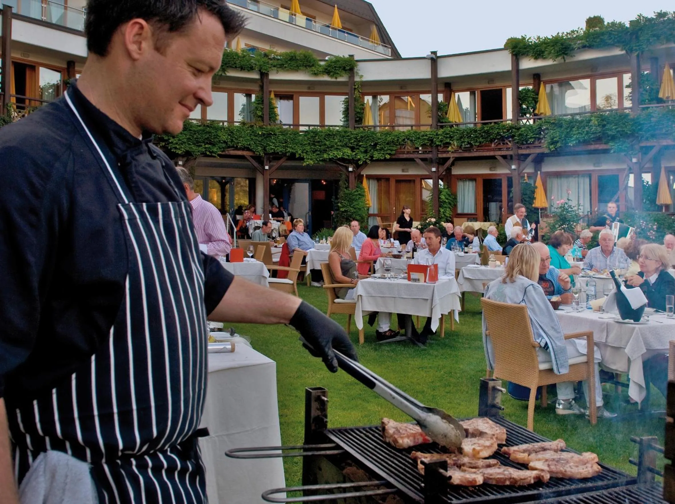 Dinner in Seehotel Engstler