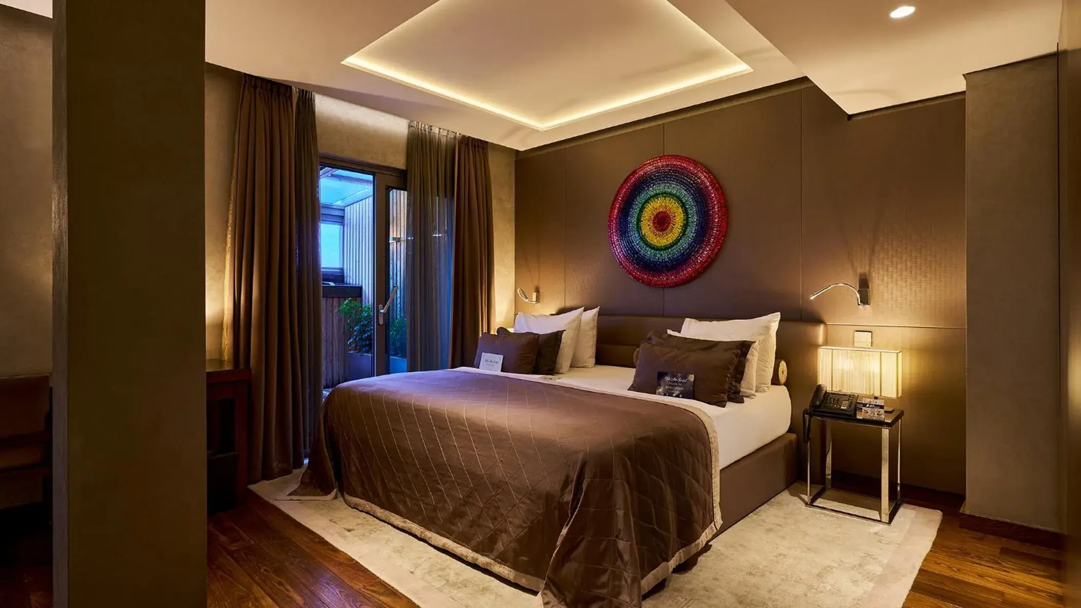 Balcony/Terrace, Bed in Lasagrada Hotel Istanbul Balcony/Terrace, Bed in Lasagrada Hotel Istanbul