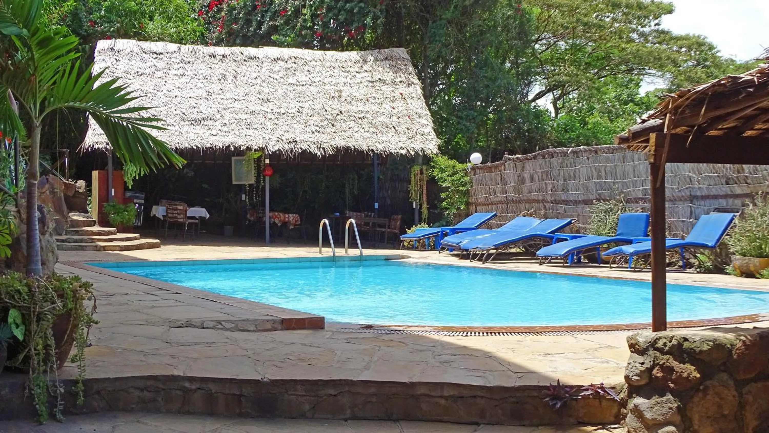 Swimming pool in Osoita Lodge