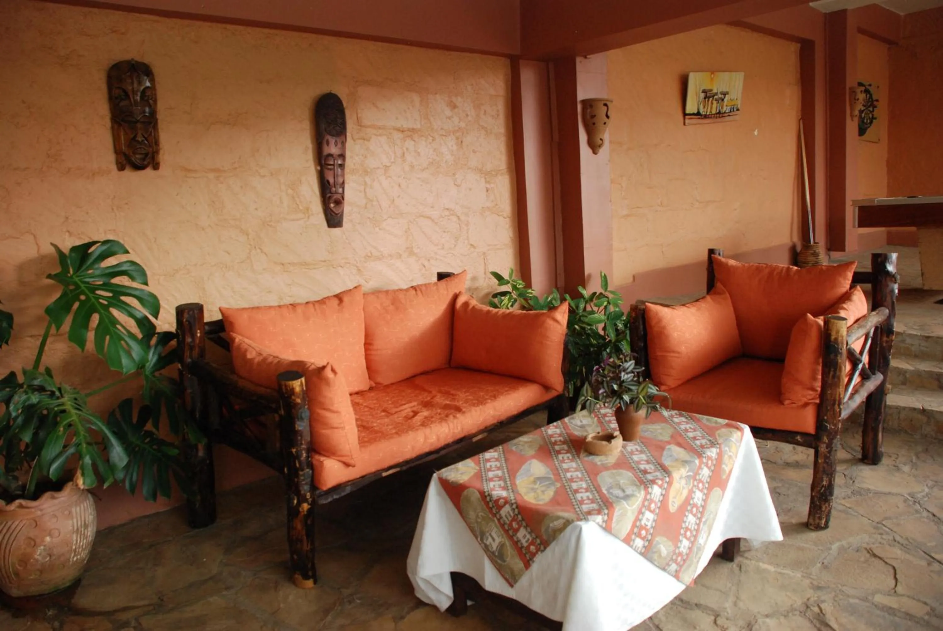 Lobby or reception in Osoita Lodge