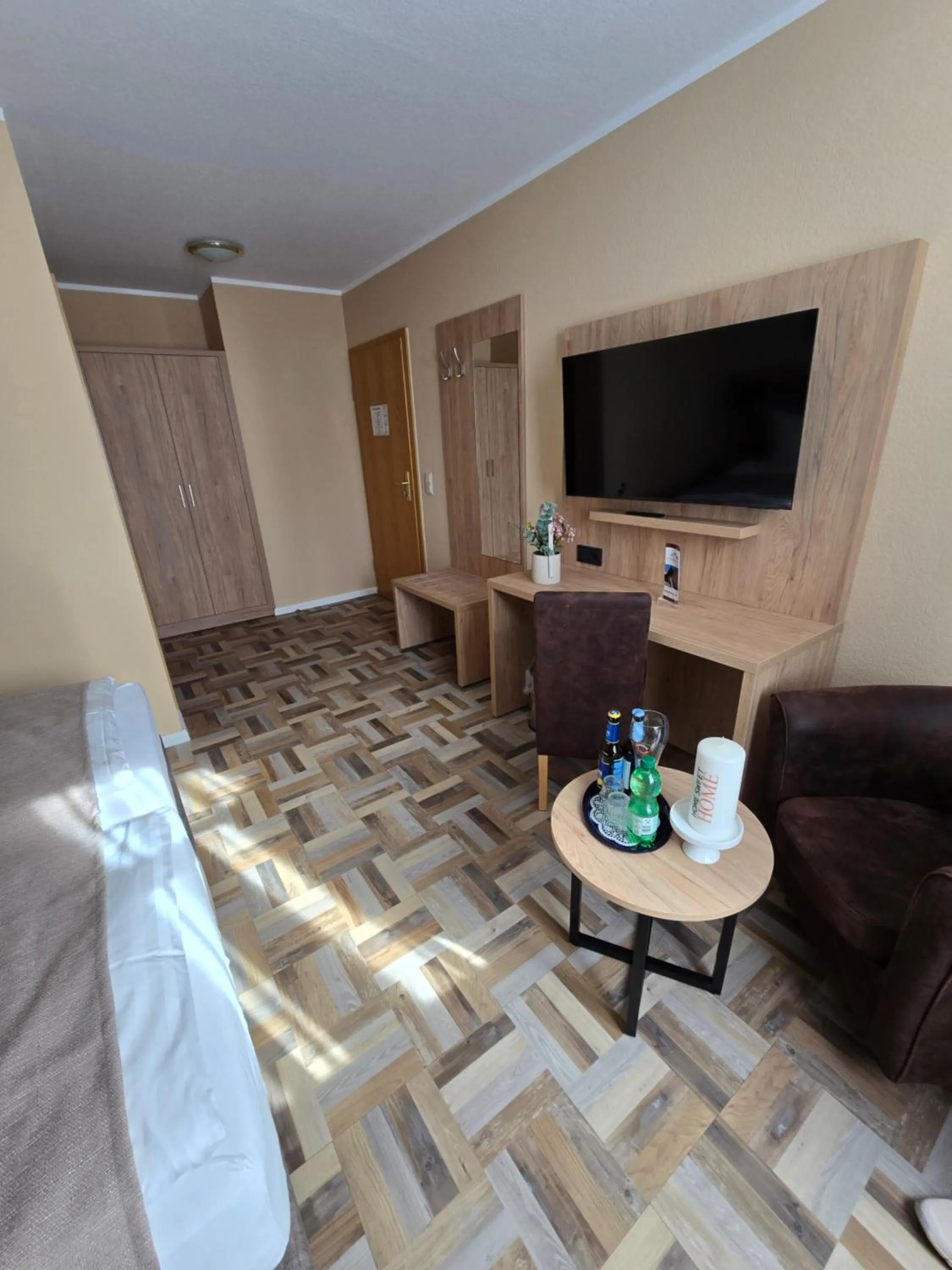 Seating area, Bed in Landgasthaus Zander