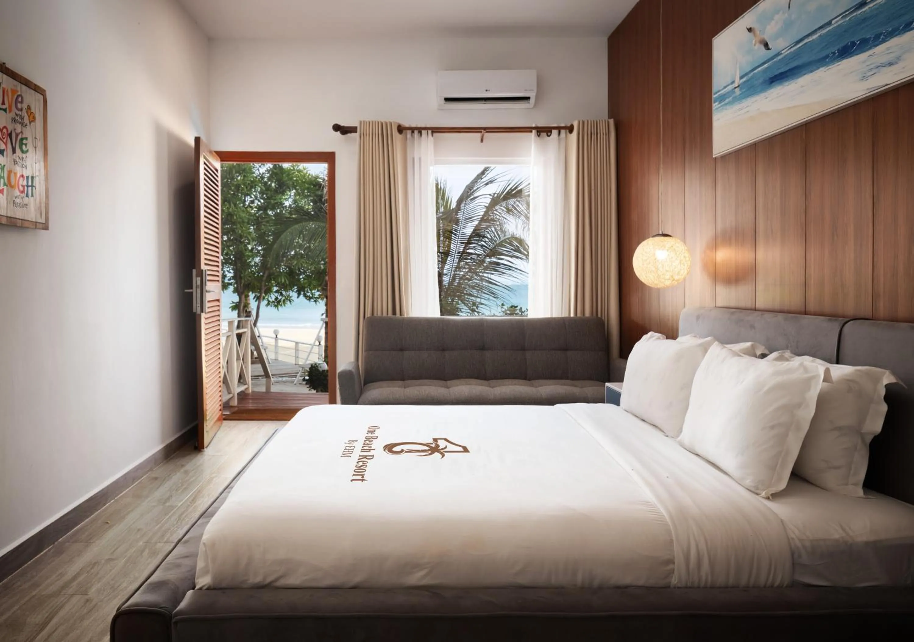 Bedroom, Bed in One Beach Resort by EHM