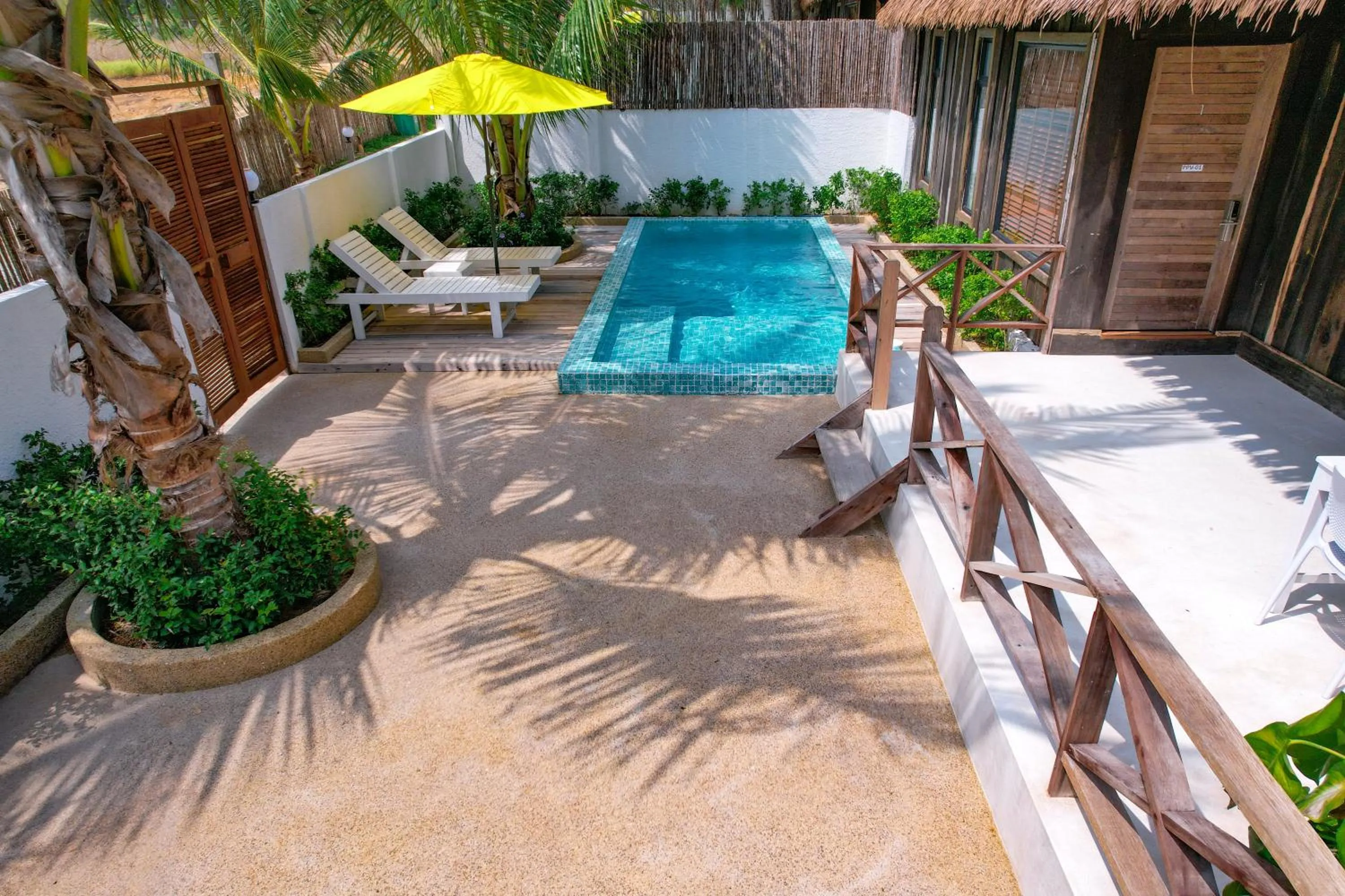 Swimming pool in One Beach Resort by EHM