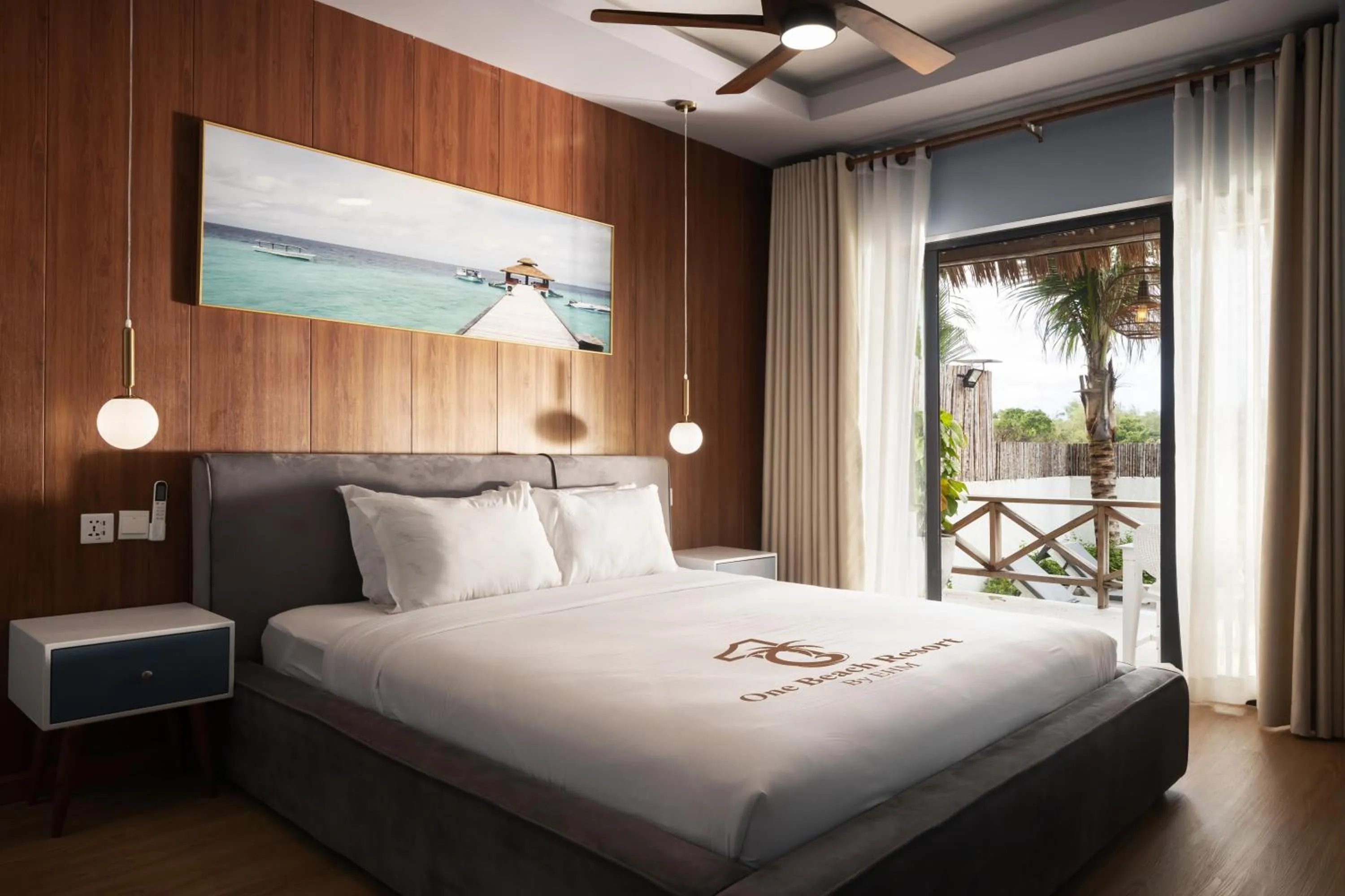 Bedroom, Bed in One Beach Resort by EHM