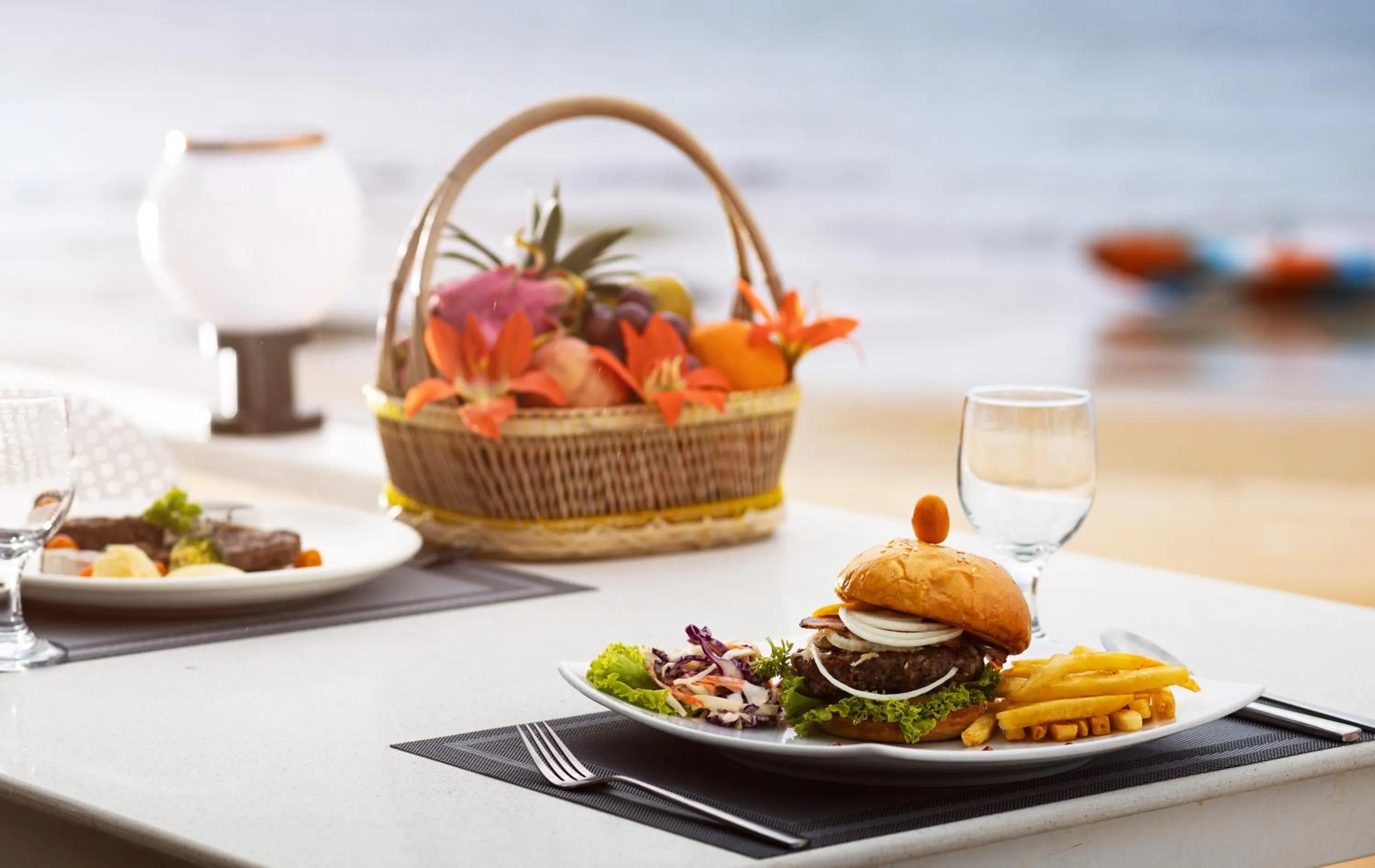 Food and drinks in One Beach Resort by EHM