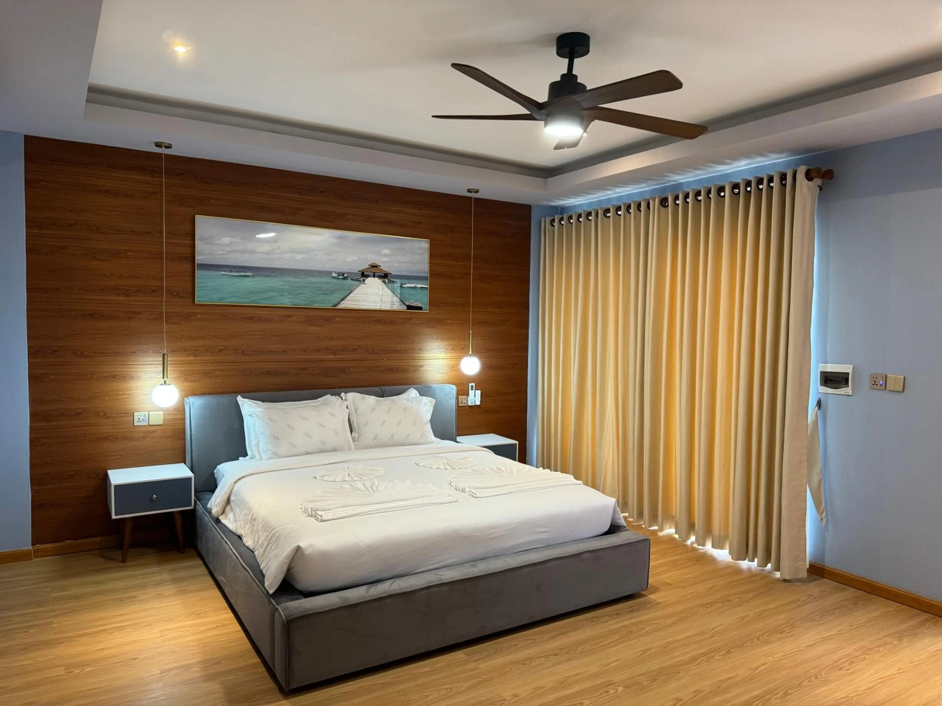 Bed in Bodega Resort