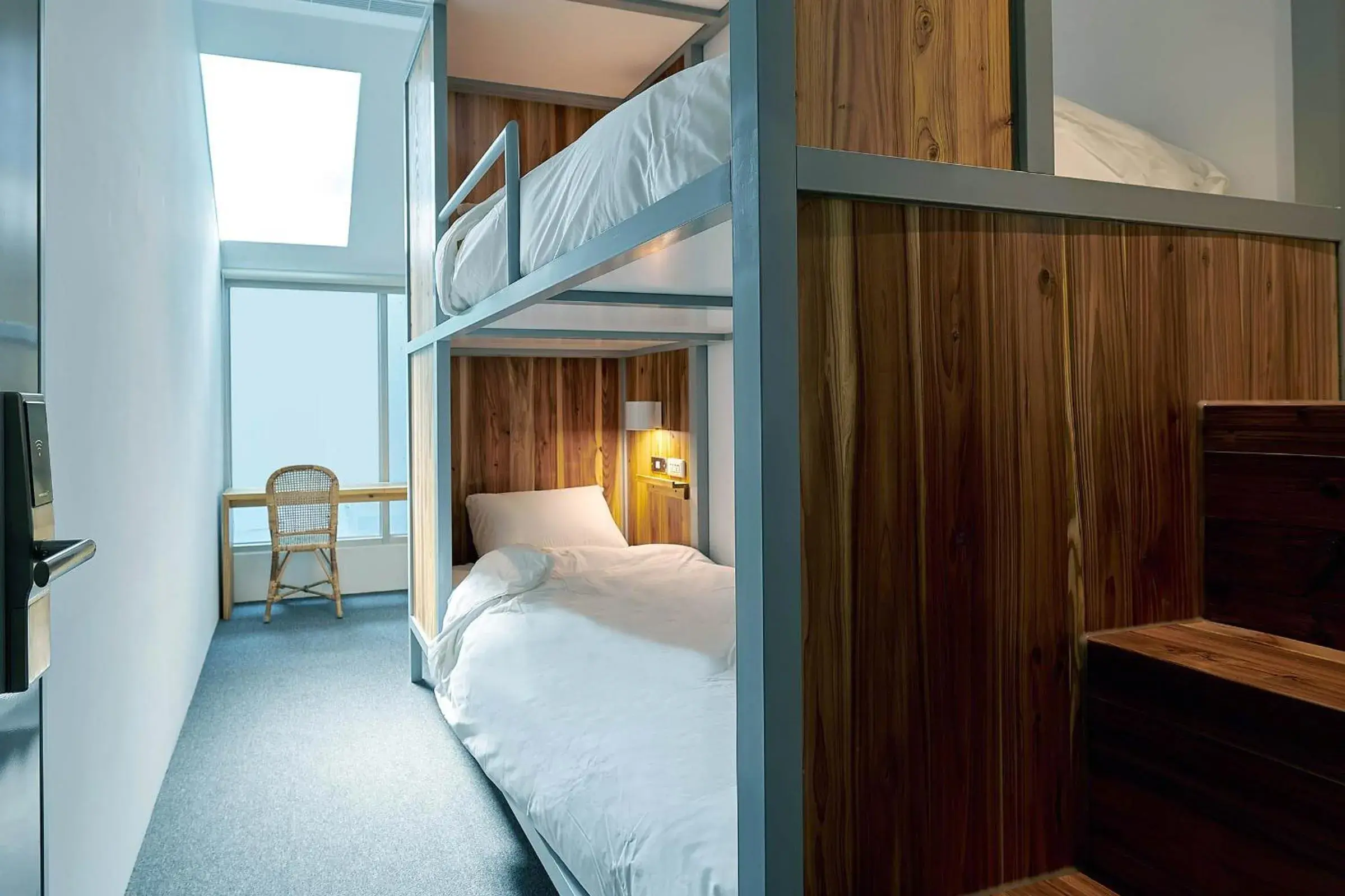 Twin Room with Shared Bathroom in Star Hostel Taichung Parklane Twin Room with Shared Bathroom in Star Hostel Taichung Parklane