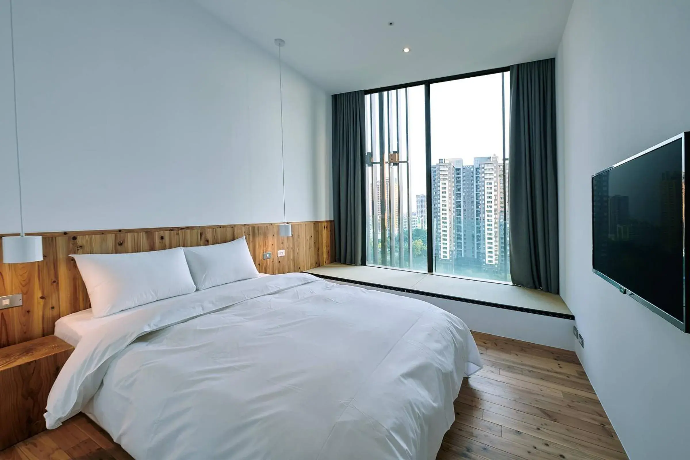 Deluxe Double Room in Star Hostel Taichung Parklane Deluxe Double Room in Star Hostel Taichung Parklane