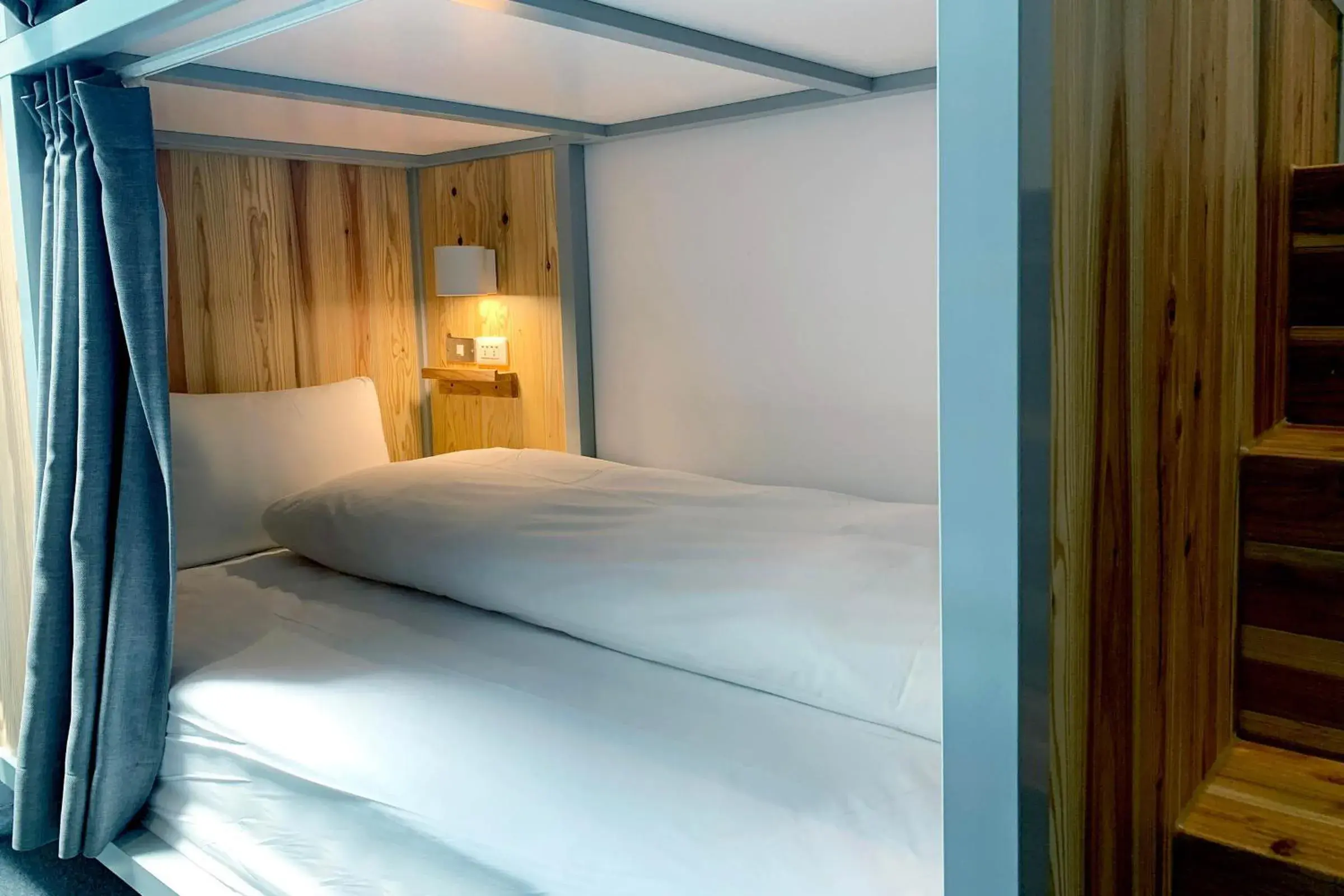 Bed in 8-Bed Mixed Dormitory Room in Star Hostel Taichung Parklane Bed in 8-Bed Mixed Dormitory Room in Star Hostel Taichung Parklane