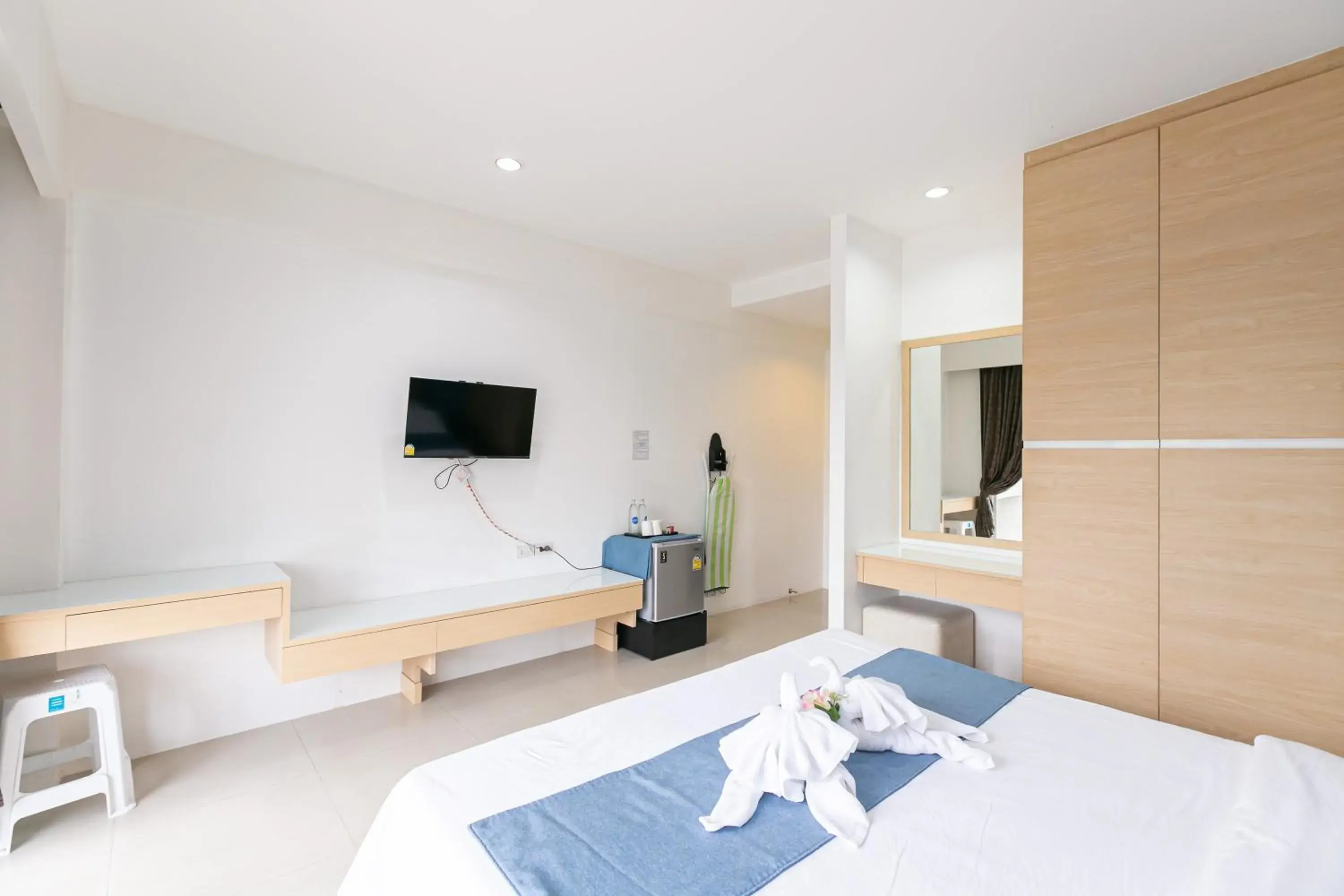 Bed in Ruan Plaisoi Apartment