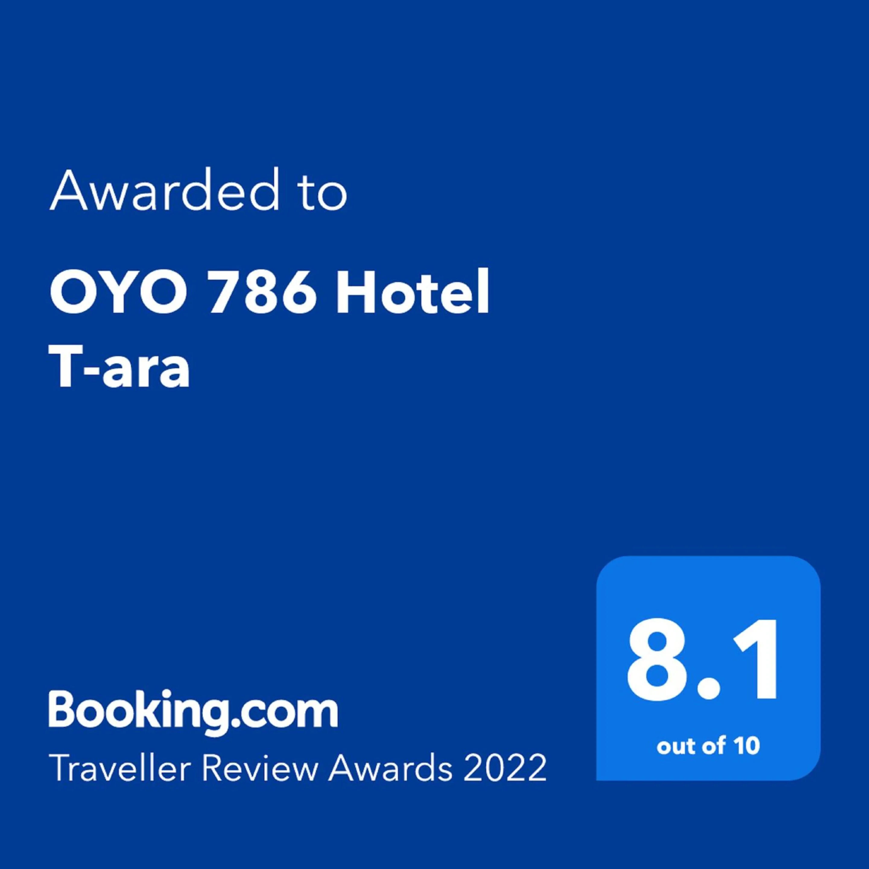 Certificate/Award, Logo/Certificate/Sign/Award in Capital O 786 KWE Hotel and Resort.