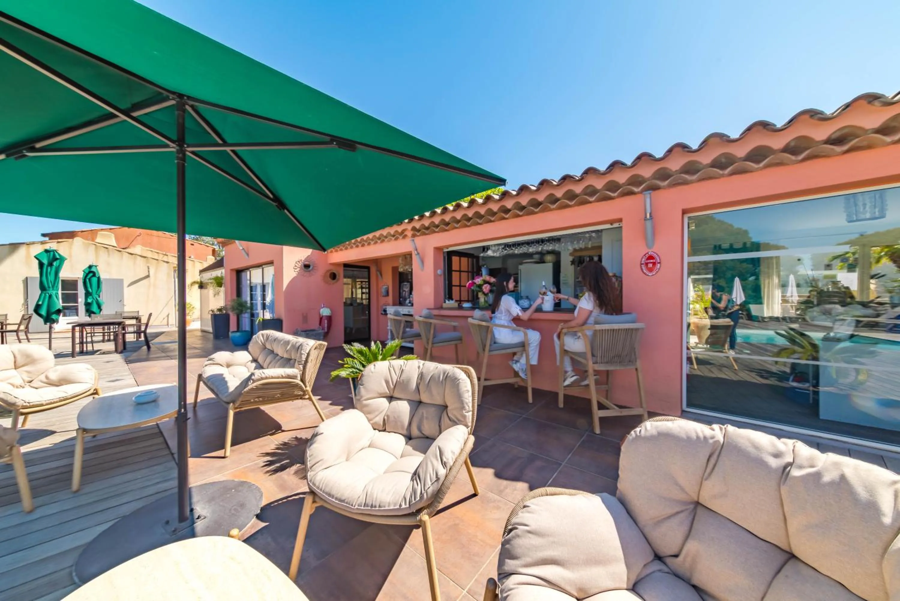 Lounge or bar in Les Capucines Saint Tropez