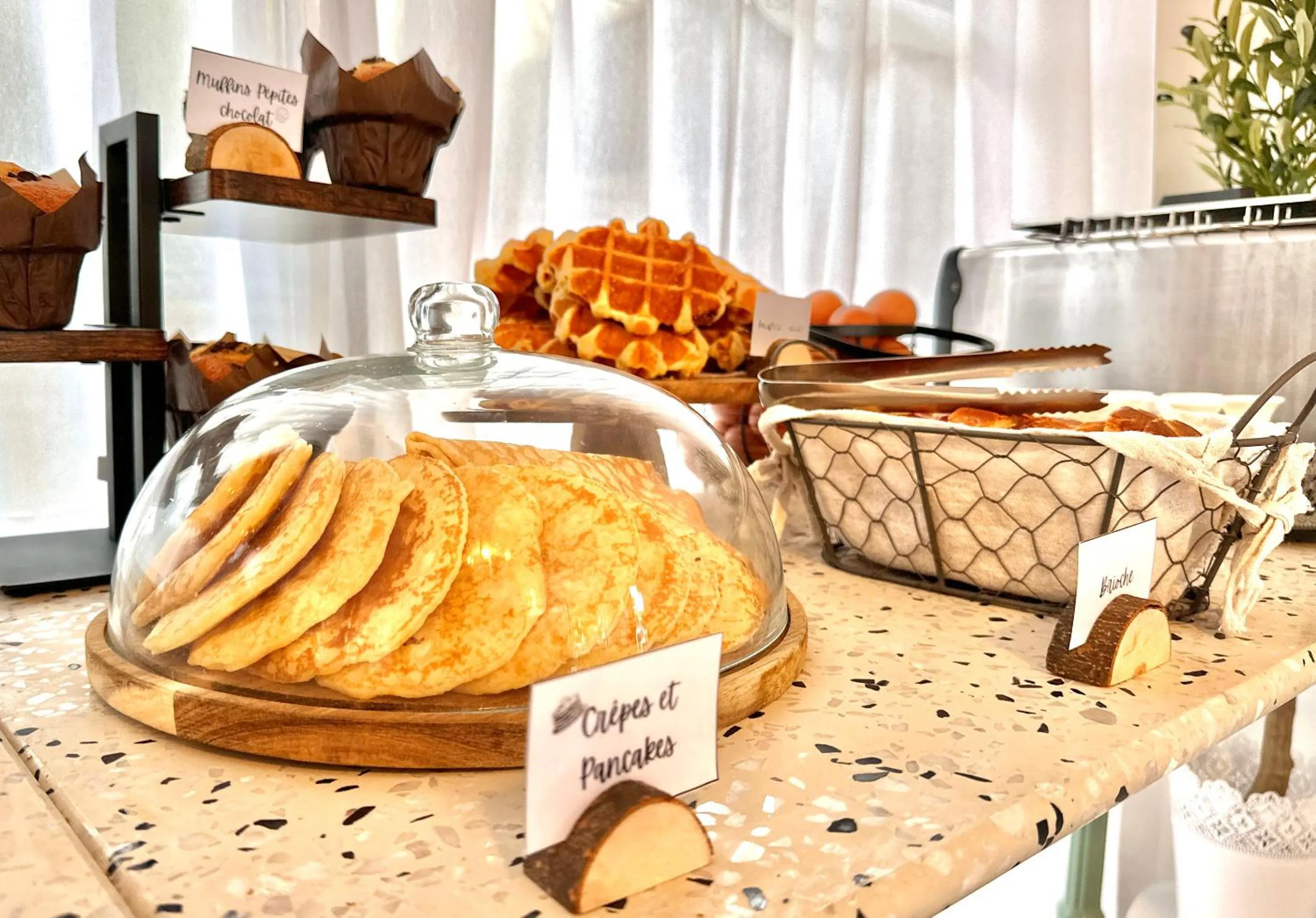 Buffet breakfast in Les Capucines Saint Tropez