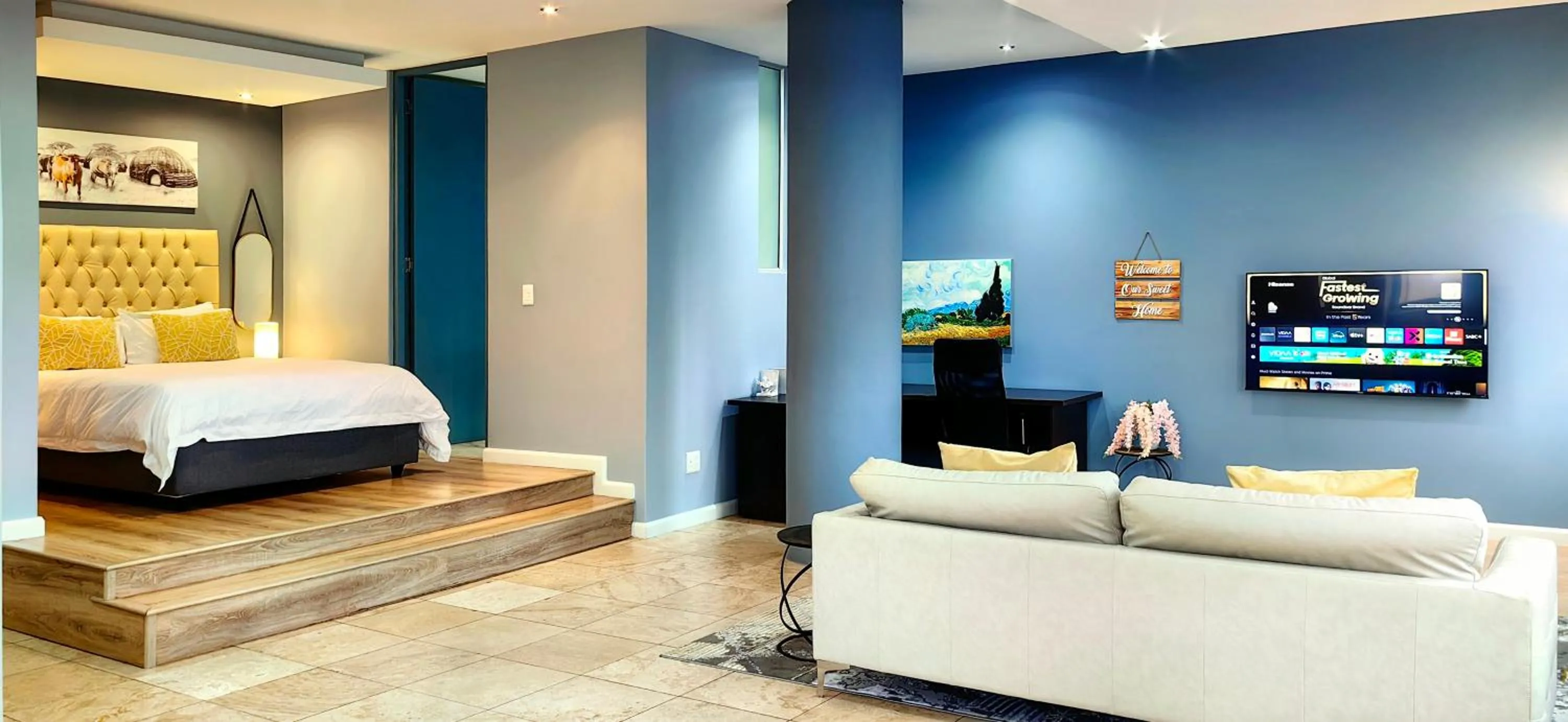 Bed in 4 on Pritchard Luxury Suites