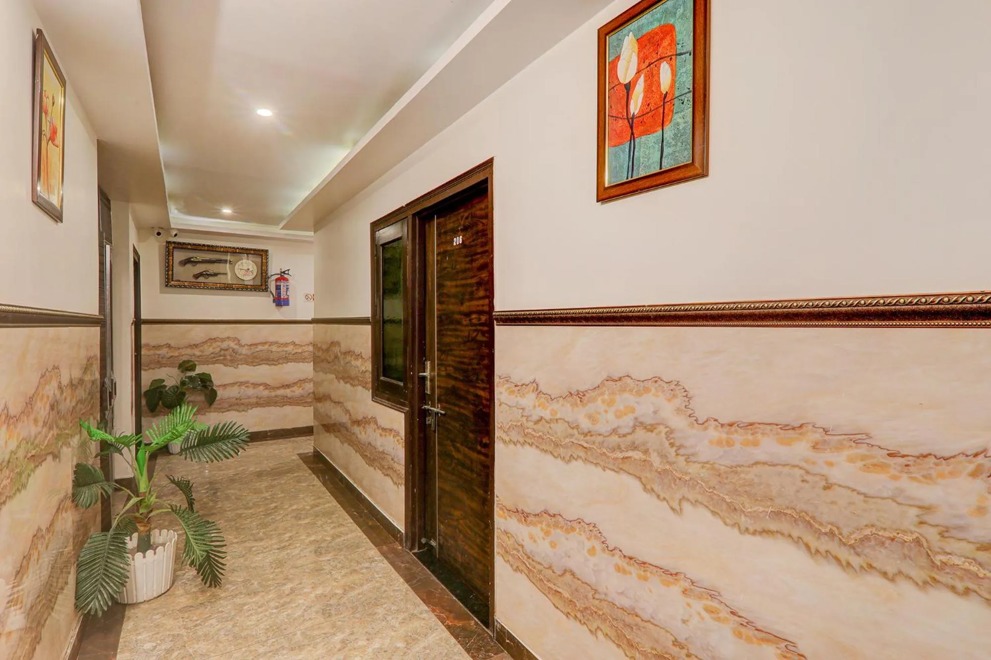 Lobby or reception in FabHotel The Villa