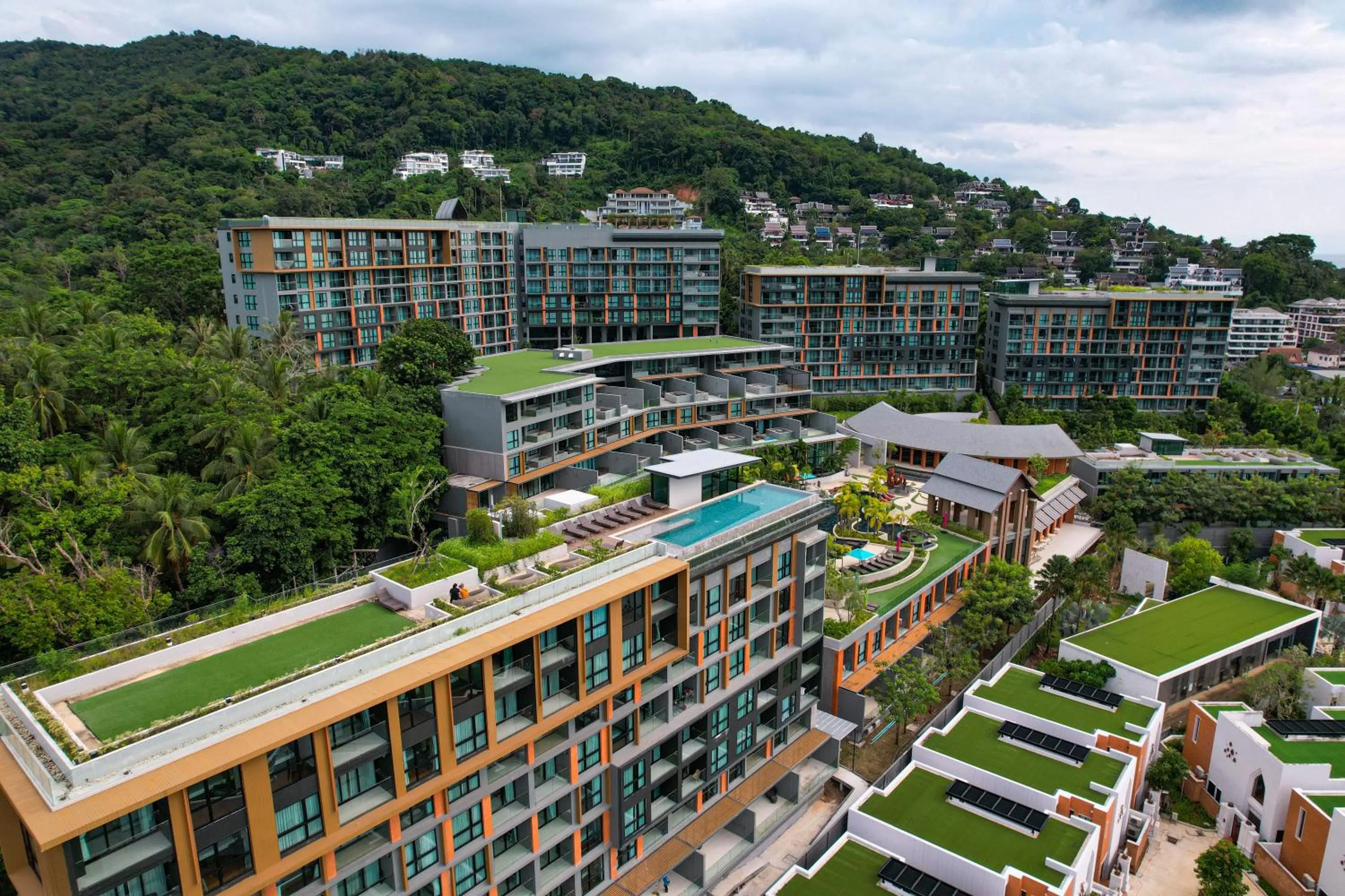 Bird's eye view in Mida Grande Resort Phuket Official Account