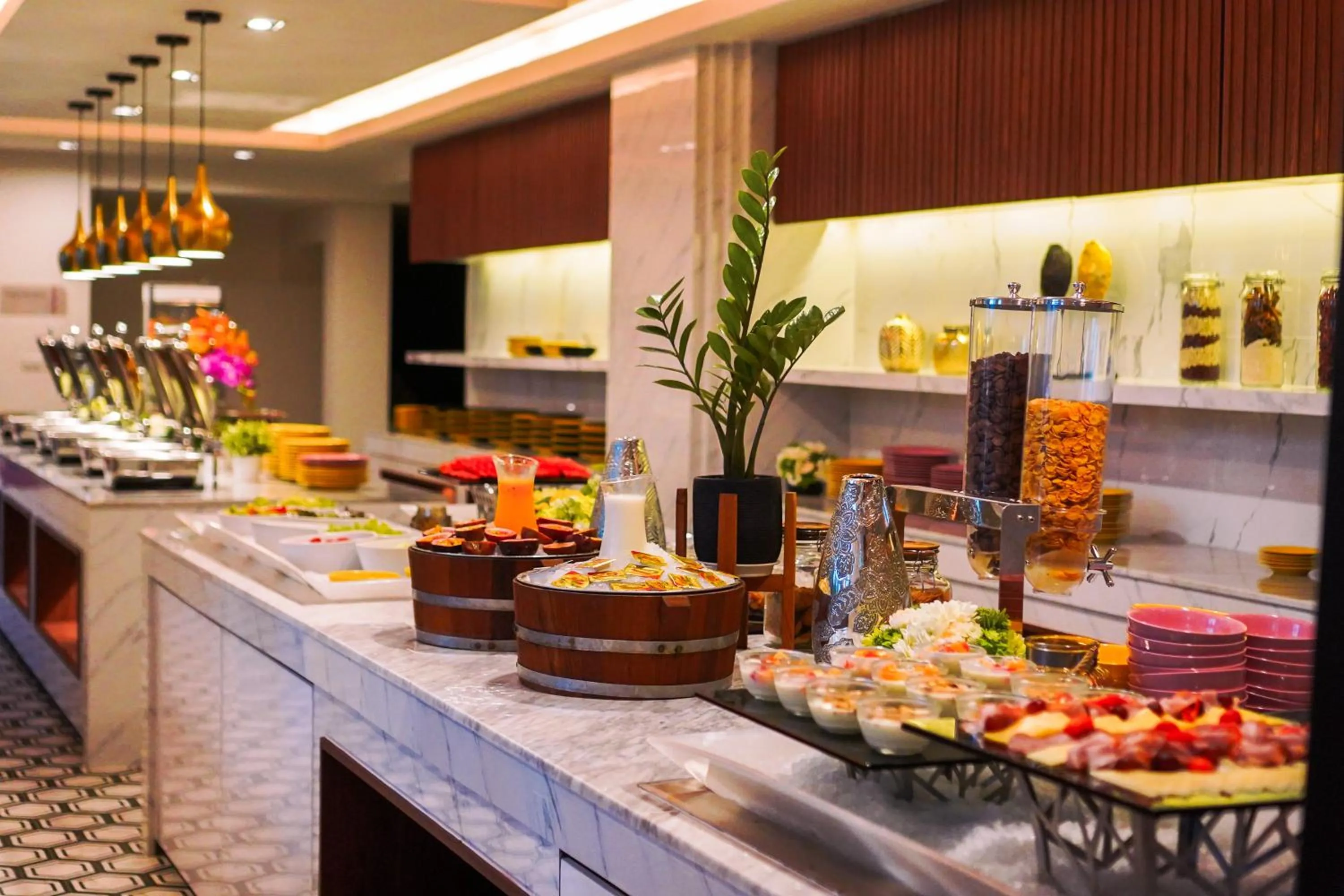 Buffet breakfast in Mida Grande Resort Phuket Official Account