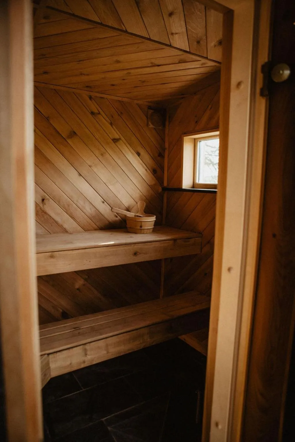 Sauna in Holwell Holistic Retreat