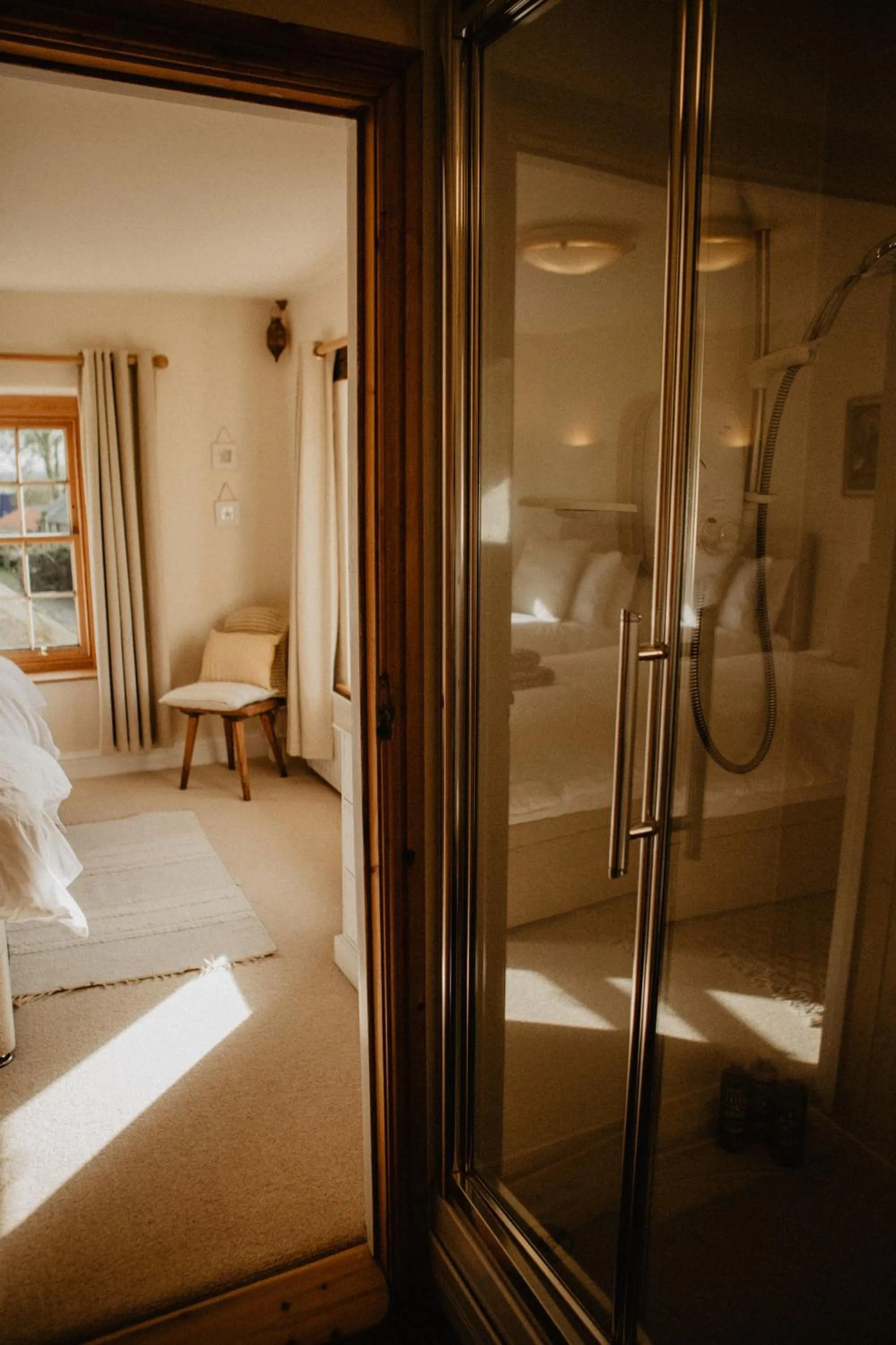 Bed in Holwell Holistic Retreat