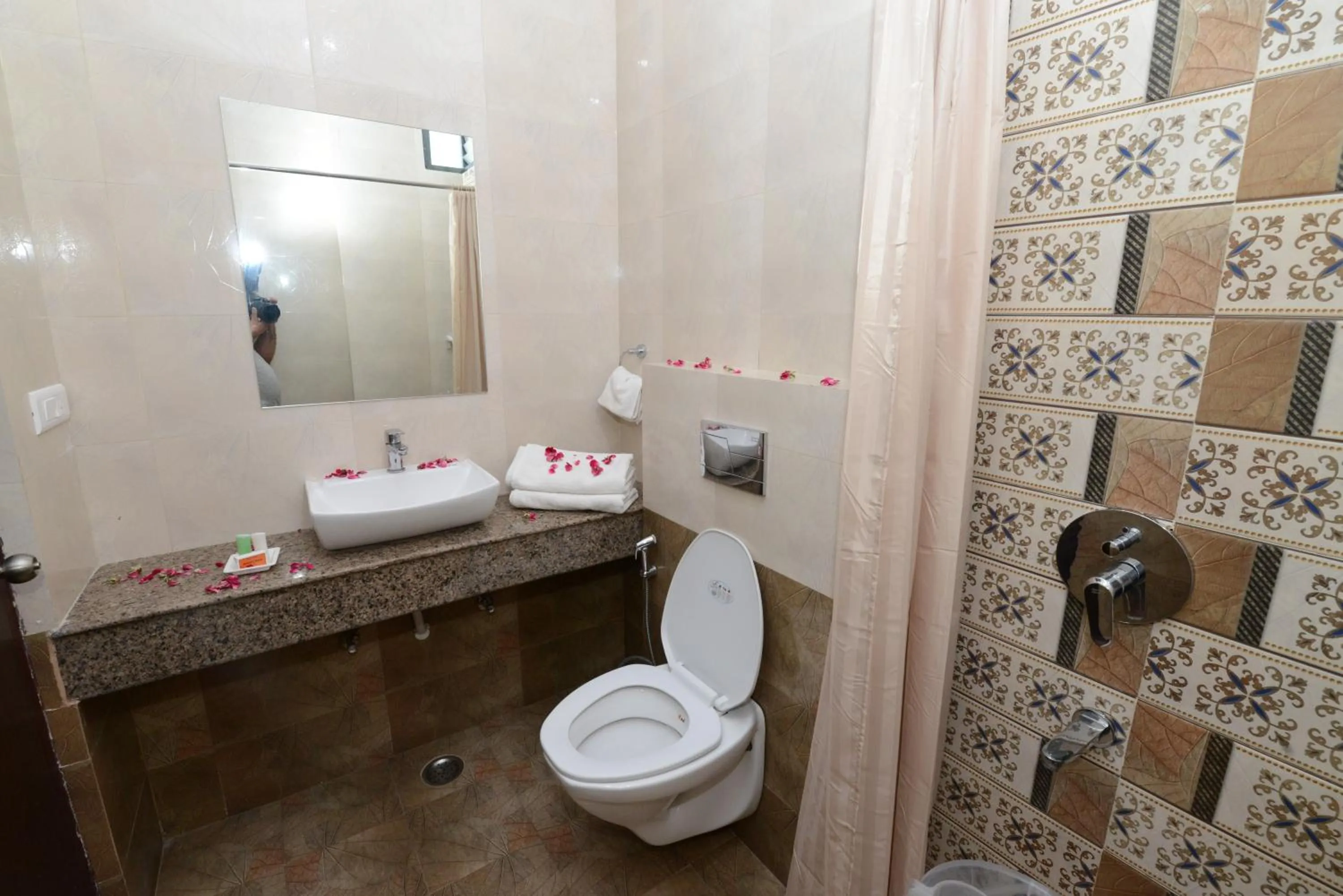 Bathroom in Hotel Sanobar