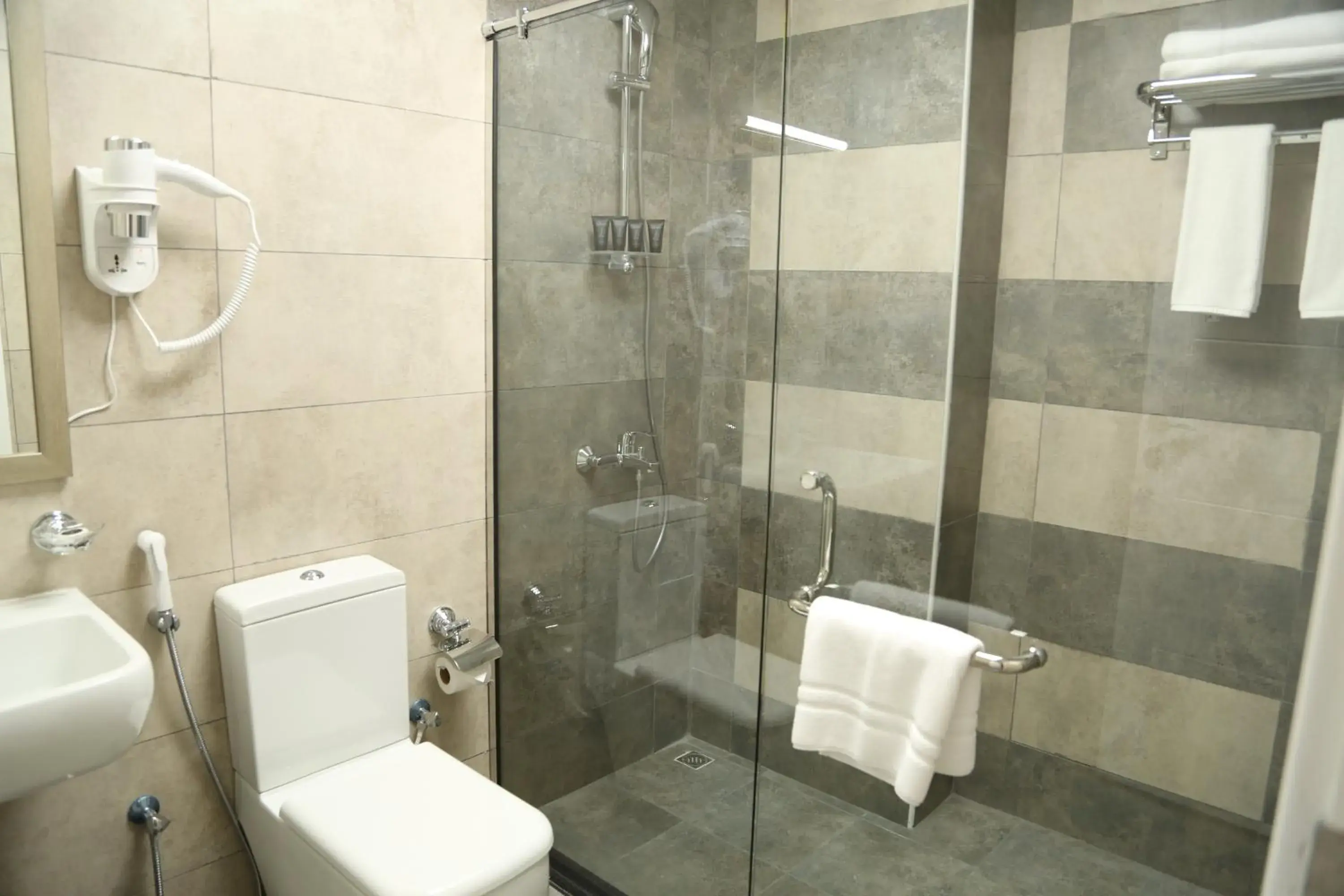 Bathroom in Uptown Hotel Apartment Fujairah By Gewan Bathroom in Uptown Hotel Apartment Fujairah By Gewan