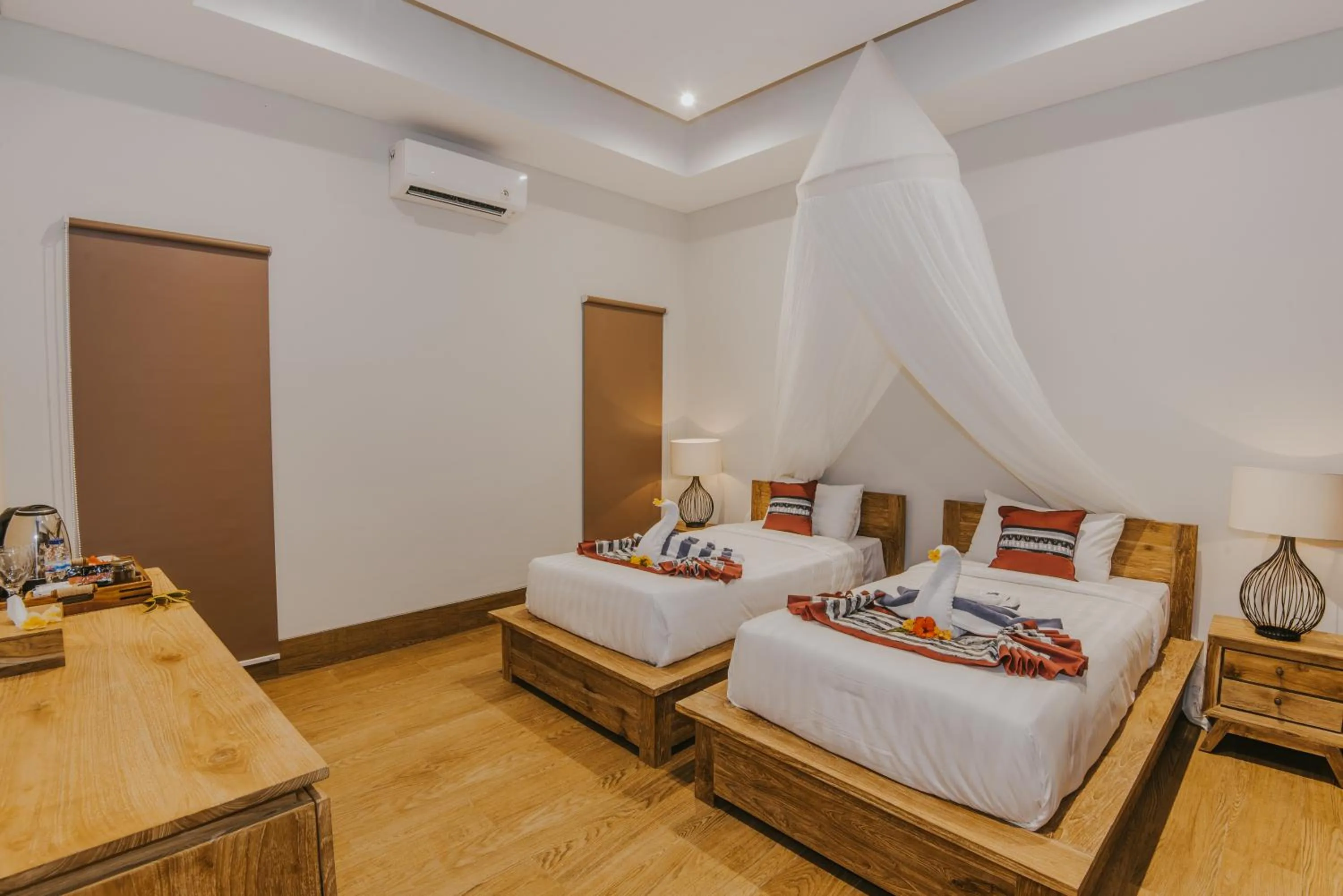 Bed in LGood Lembongan Island Villas