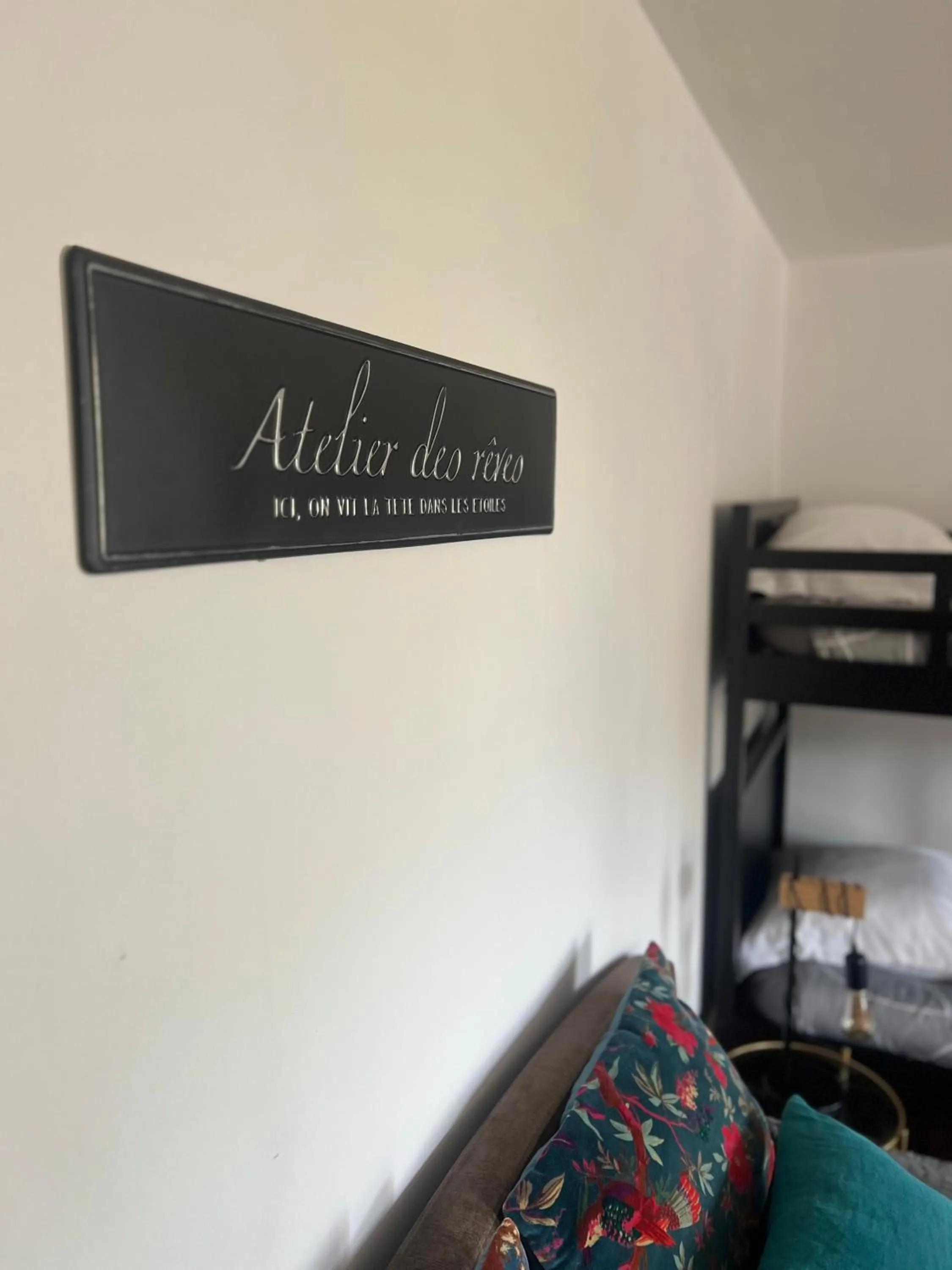 Bed in l'Orangerie de La Pontête